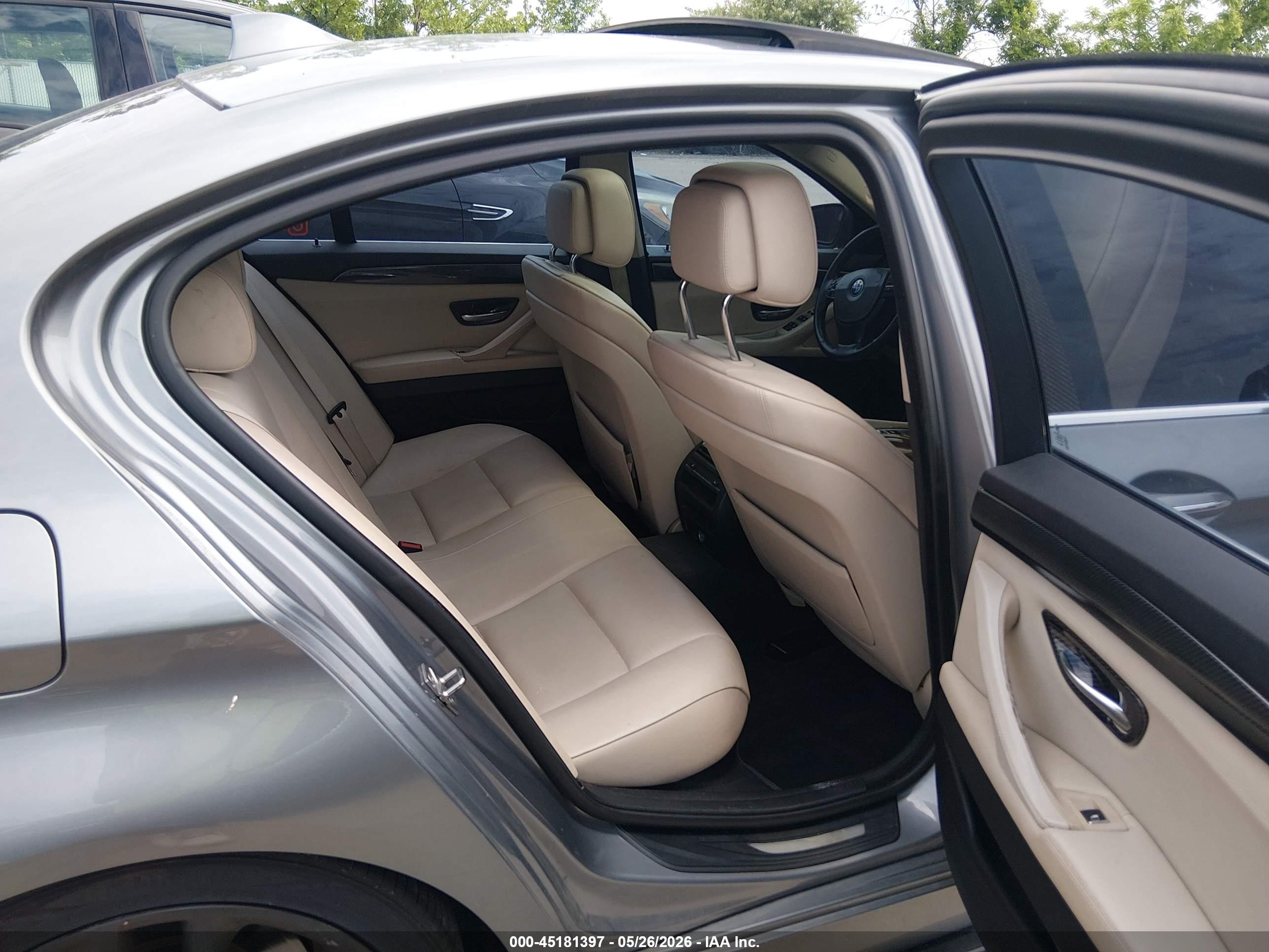 2011 Bmw 535i   Gray vin: WBAFR7C57BC603185
