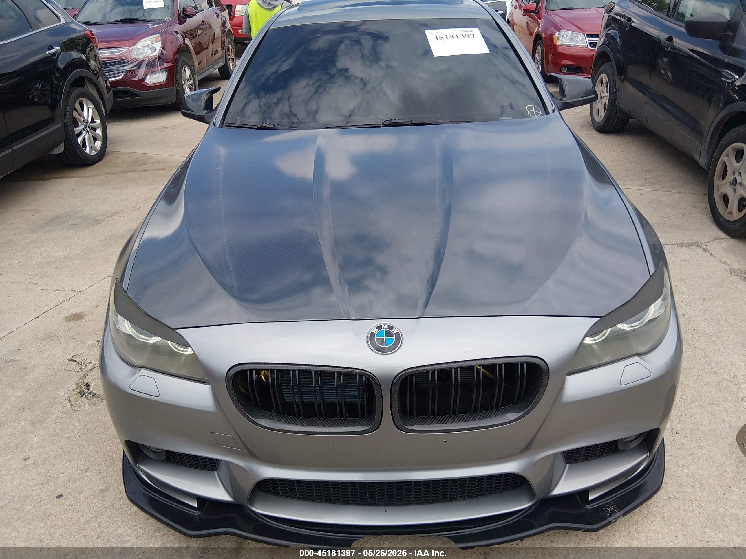 2011 Bmw 535i   Gray vin: WBAFR7C57BC603185
