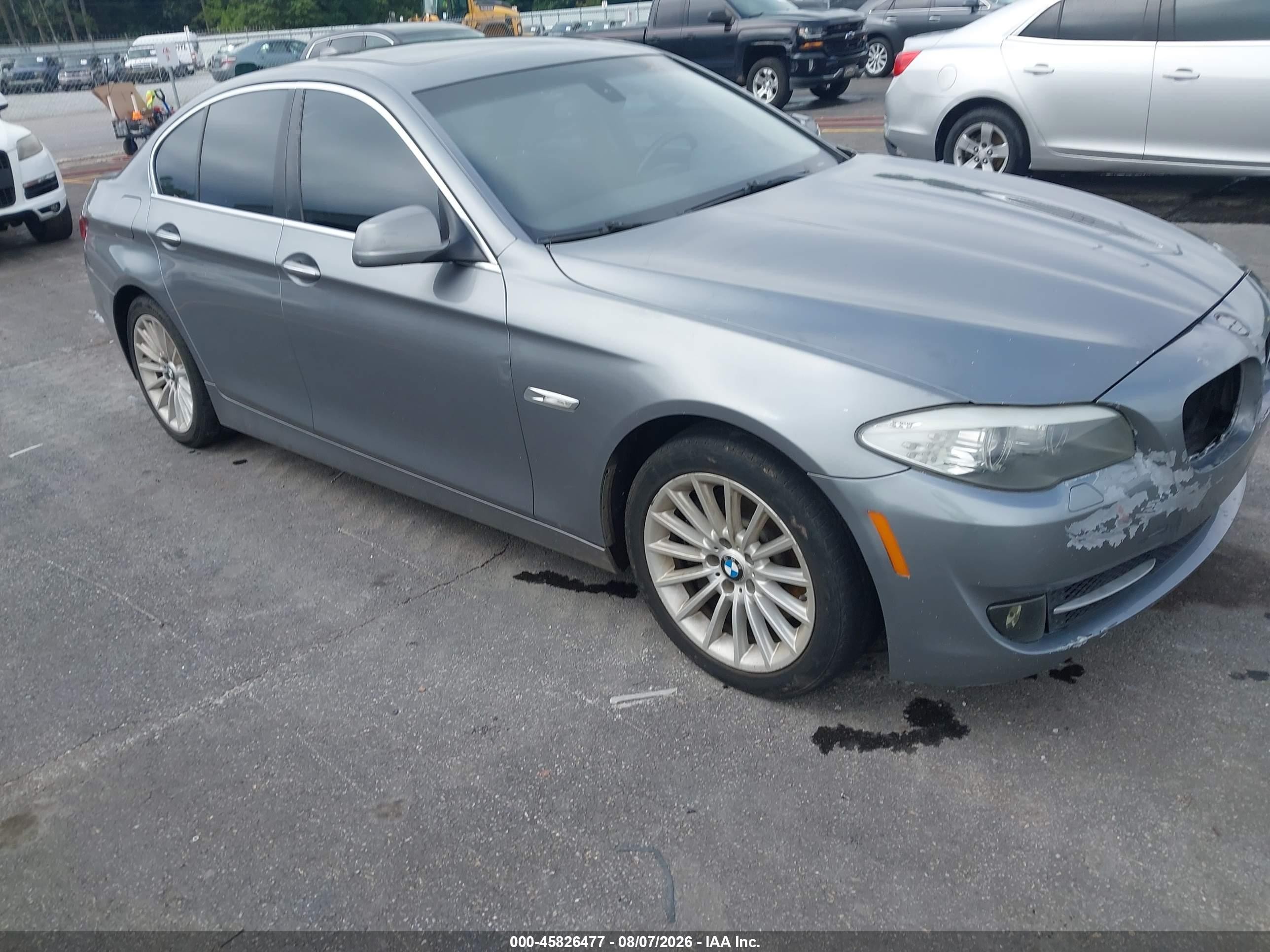 2011 Bmw 535i   Gray vin: WBAFR7C57BC605504