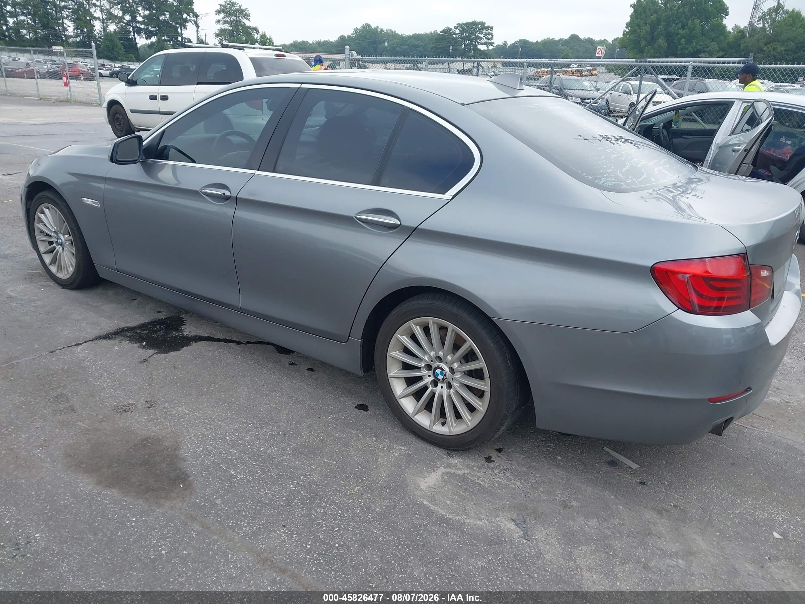 2011 Bmw 535i   Gray vin: WBAFR7C57BC605504