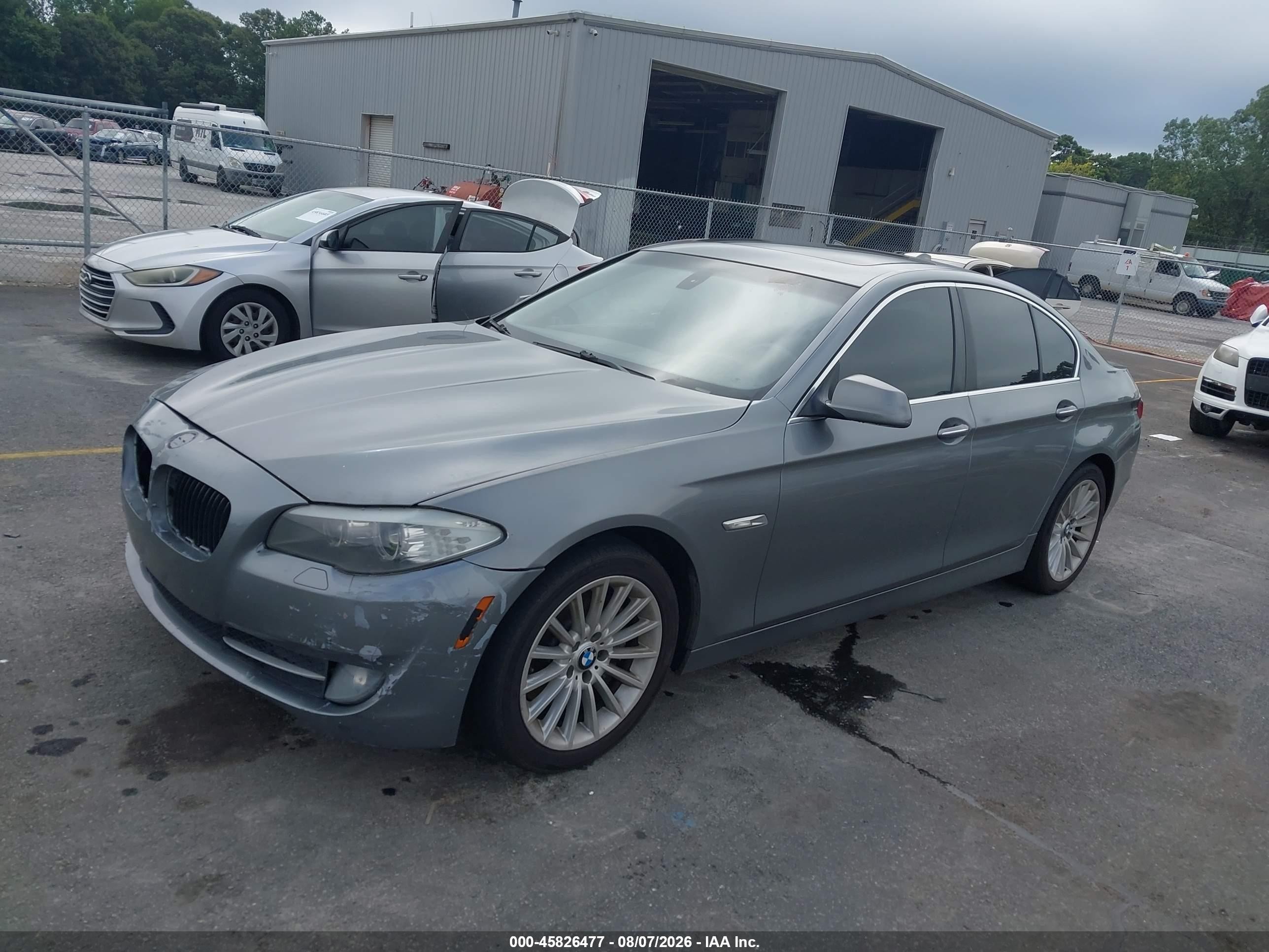 2011 Bmw 535i   Gray vin: WBAFR7C57BC605504