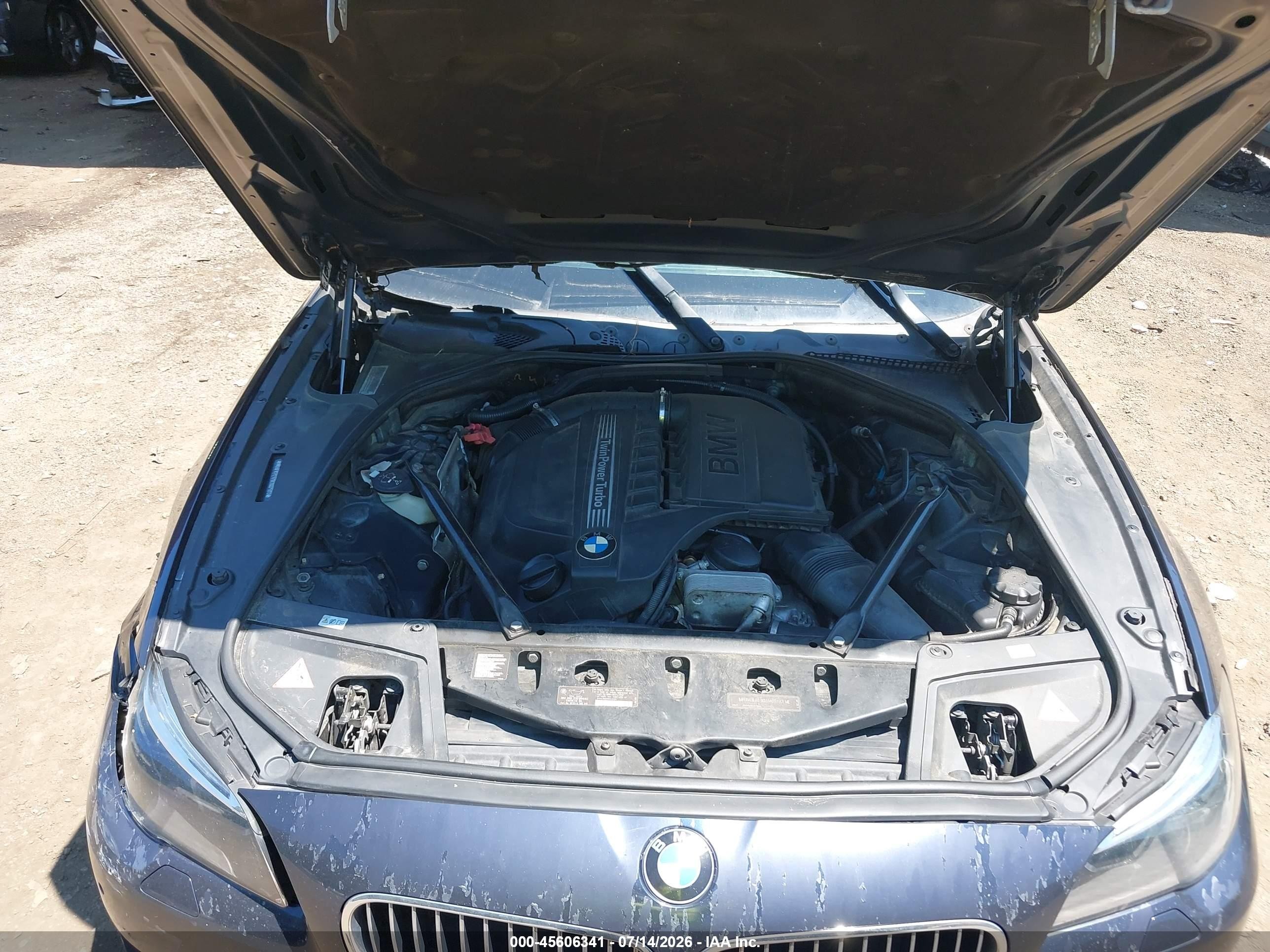 2011 Bmw 535i   Dark Blue vin: WBAFR7C57BC807582
