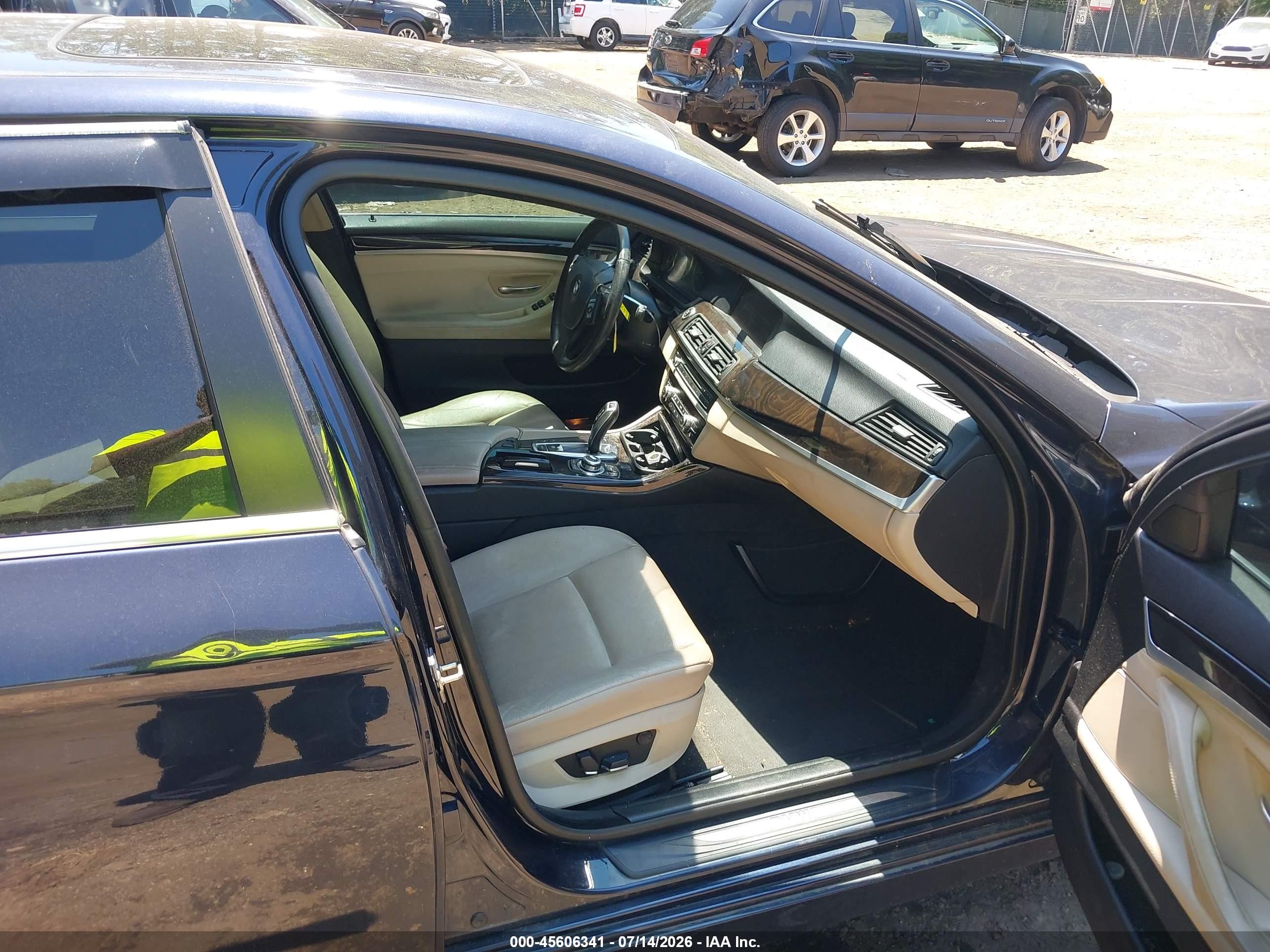 2011 Bmw 535i   Dark Blue vin: WBAFR7C57BC807582