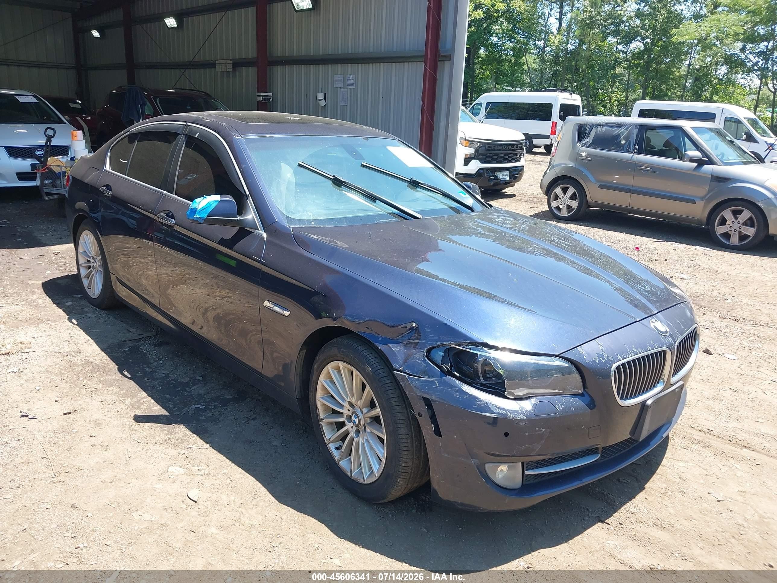 2011 Bmw 535i   Dark Blue vin: WBAFR7C57BC807582