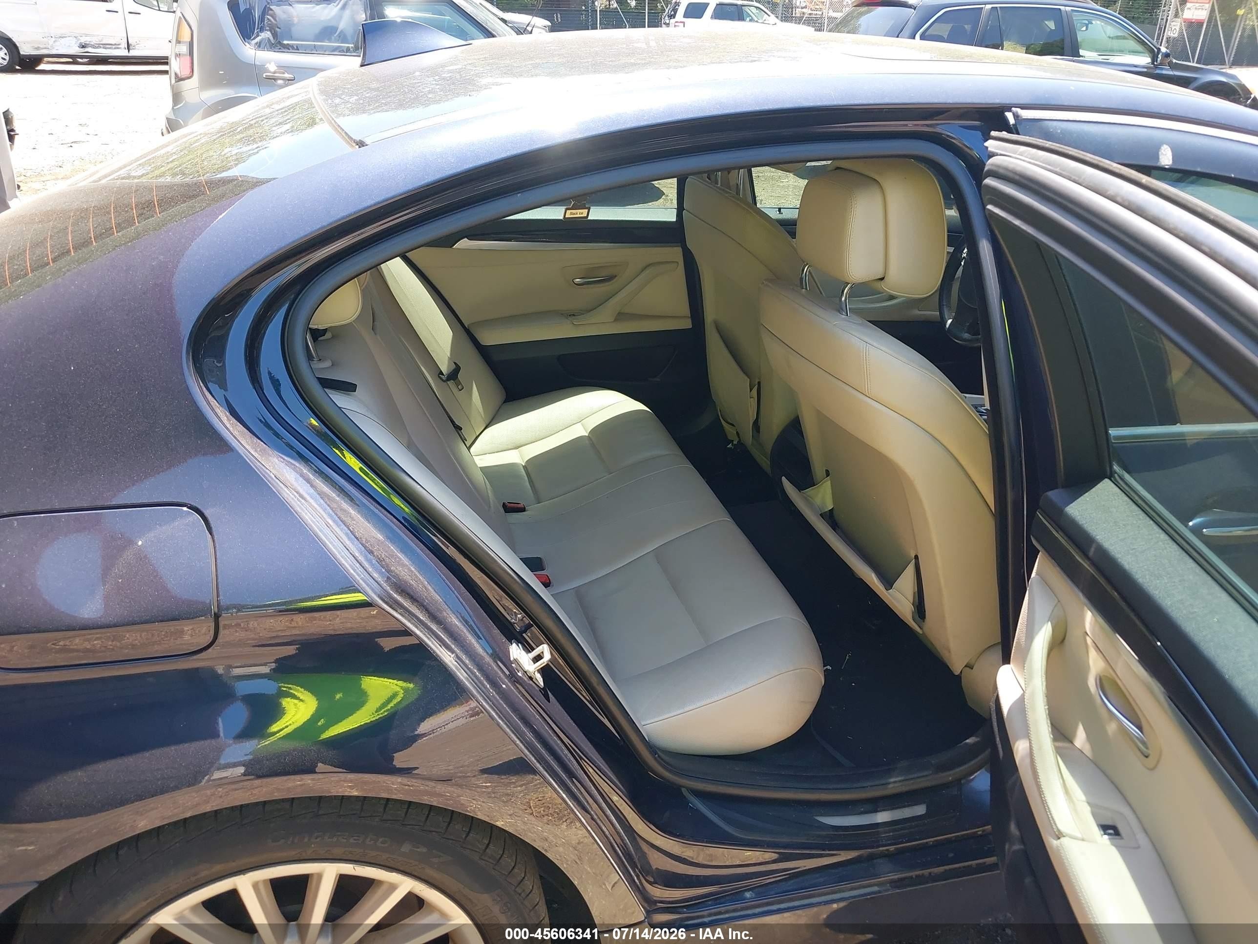 2011 Bmw 535i   Dark Blue vin: WBAFR7C57BC807582