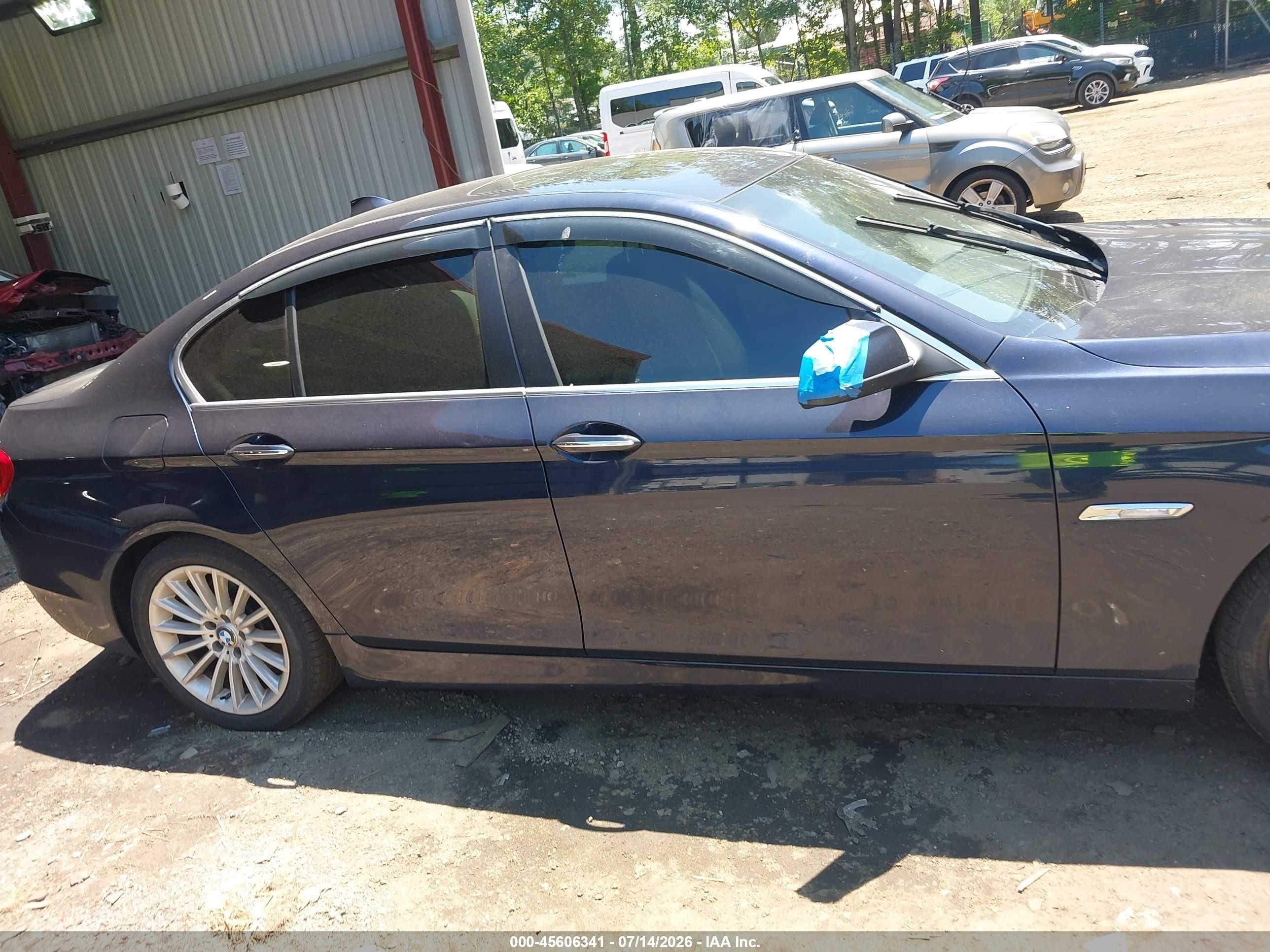 2011 Bmw 535i   Dark Blue vin: WBAFR7C57BC807582
