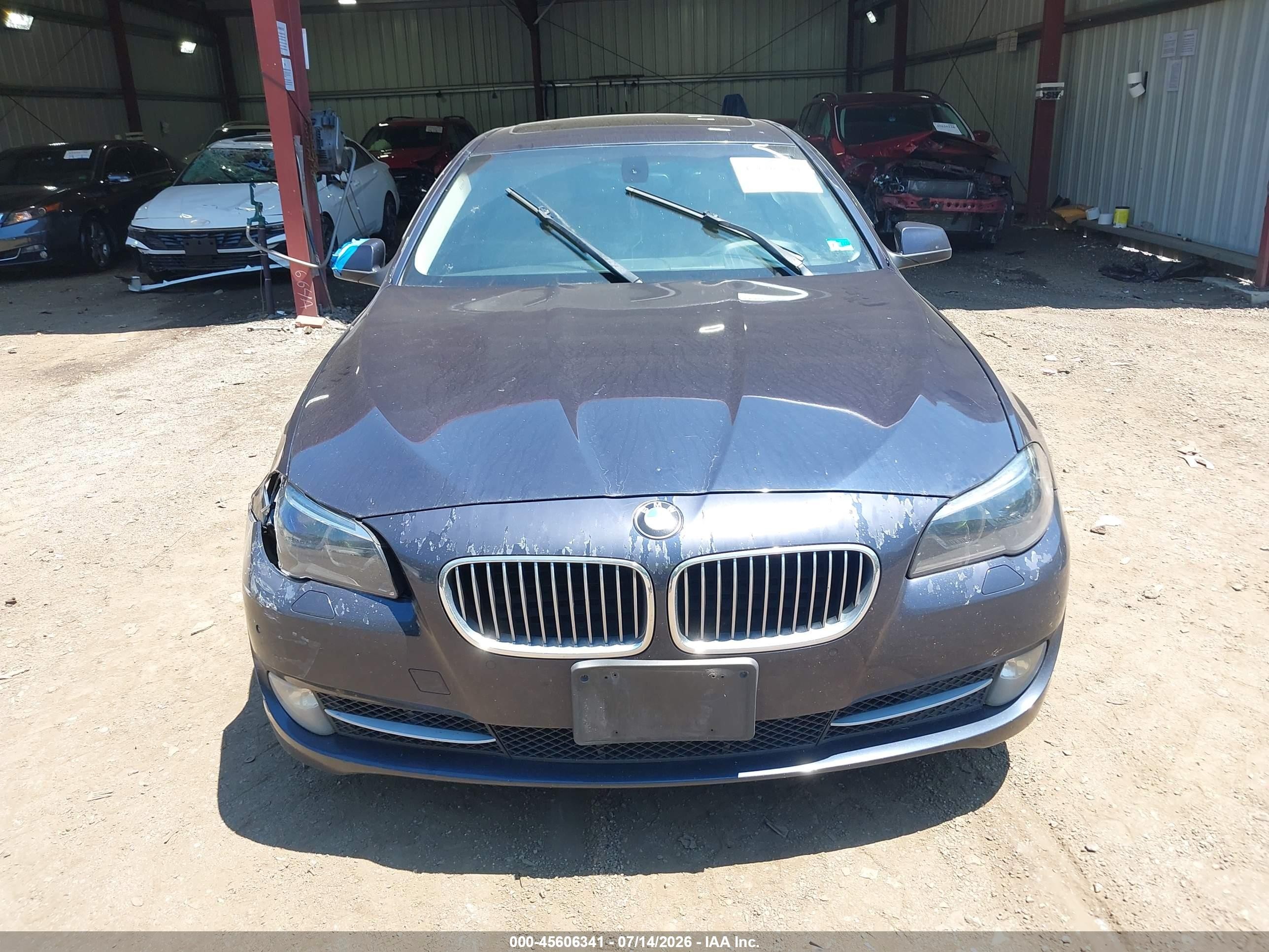 2011 Bmw 535i   Dark Blue vin: WBAFR7C57BC807582