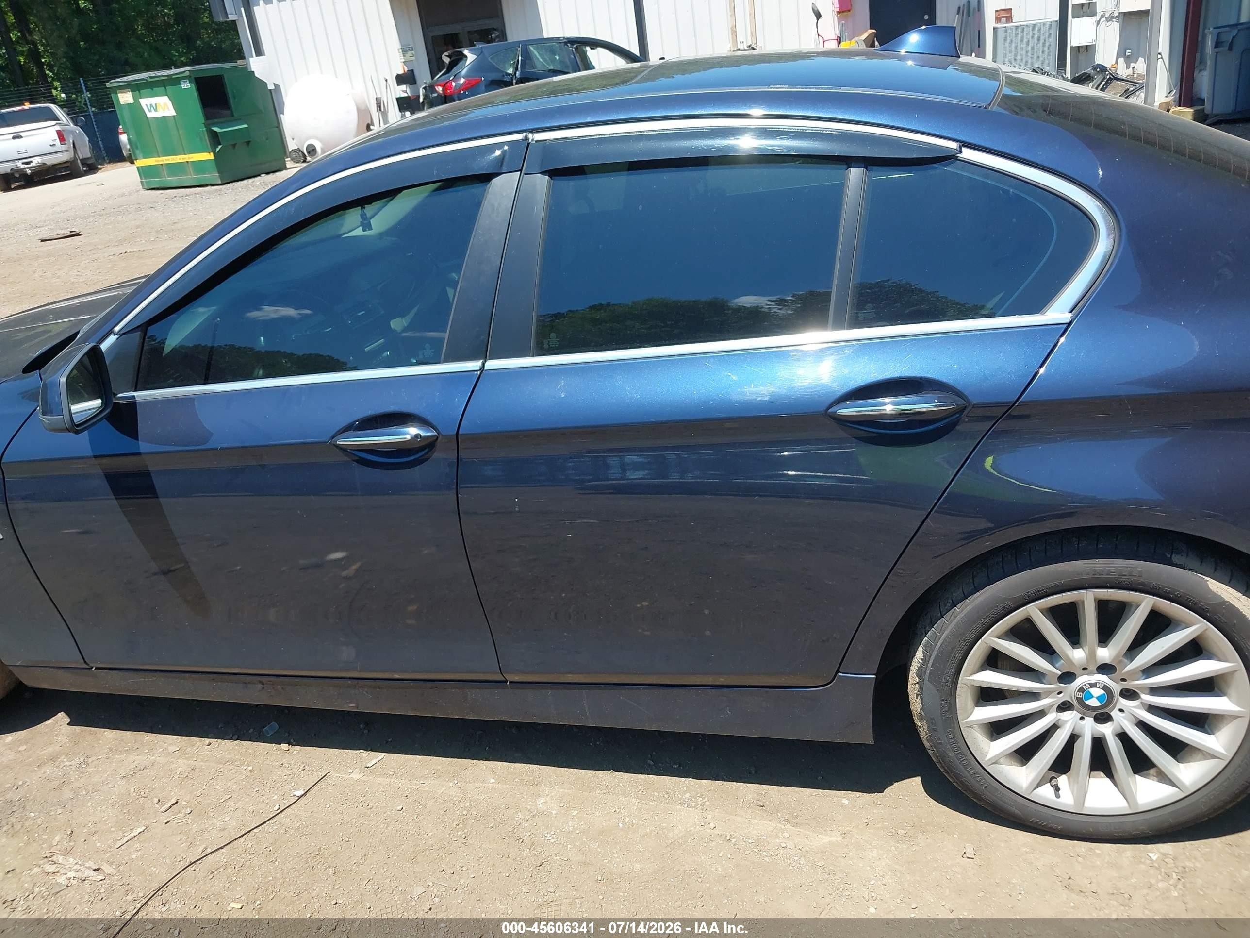 2011 Bmw 535i   Dark Blue vin: WBAFR7C57BC807582