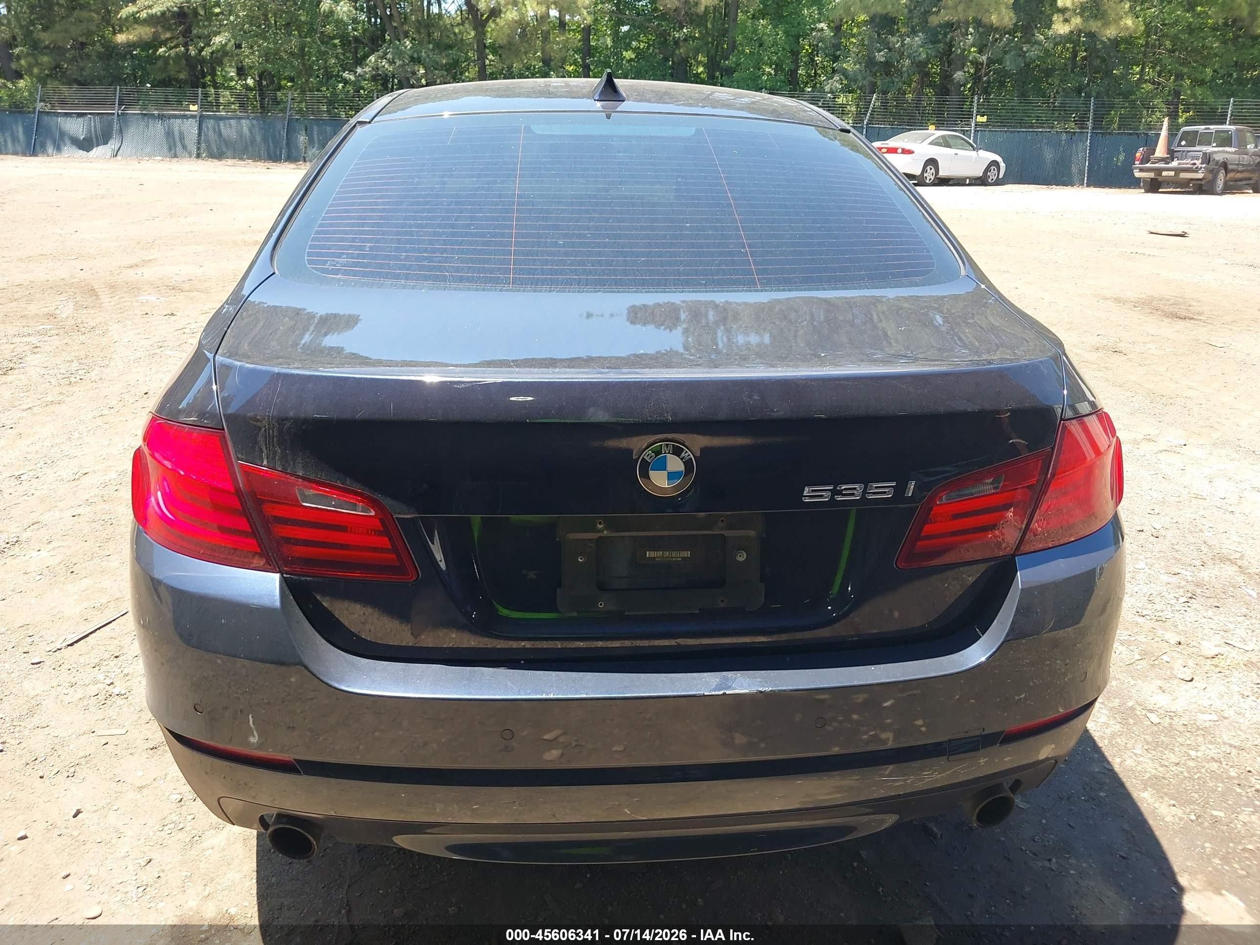 2011 Bmw 535i   Dark Blue vin: WBAFR7C57BC807582