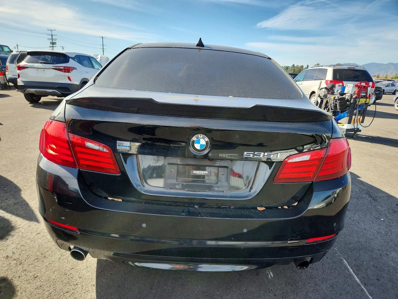2012 Bmw 535 I Black vin: WBAFR7C57CC808152