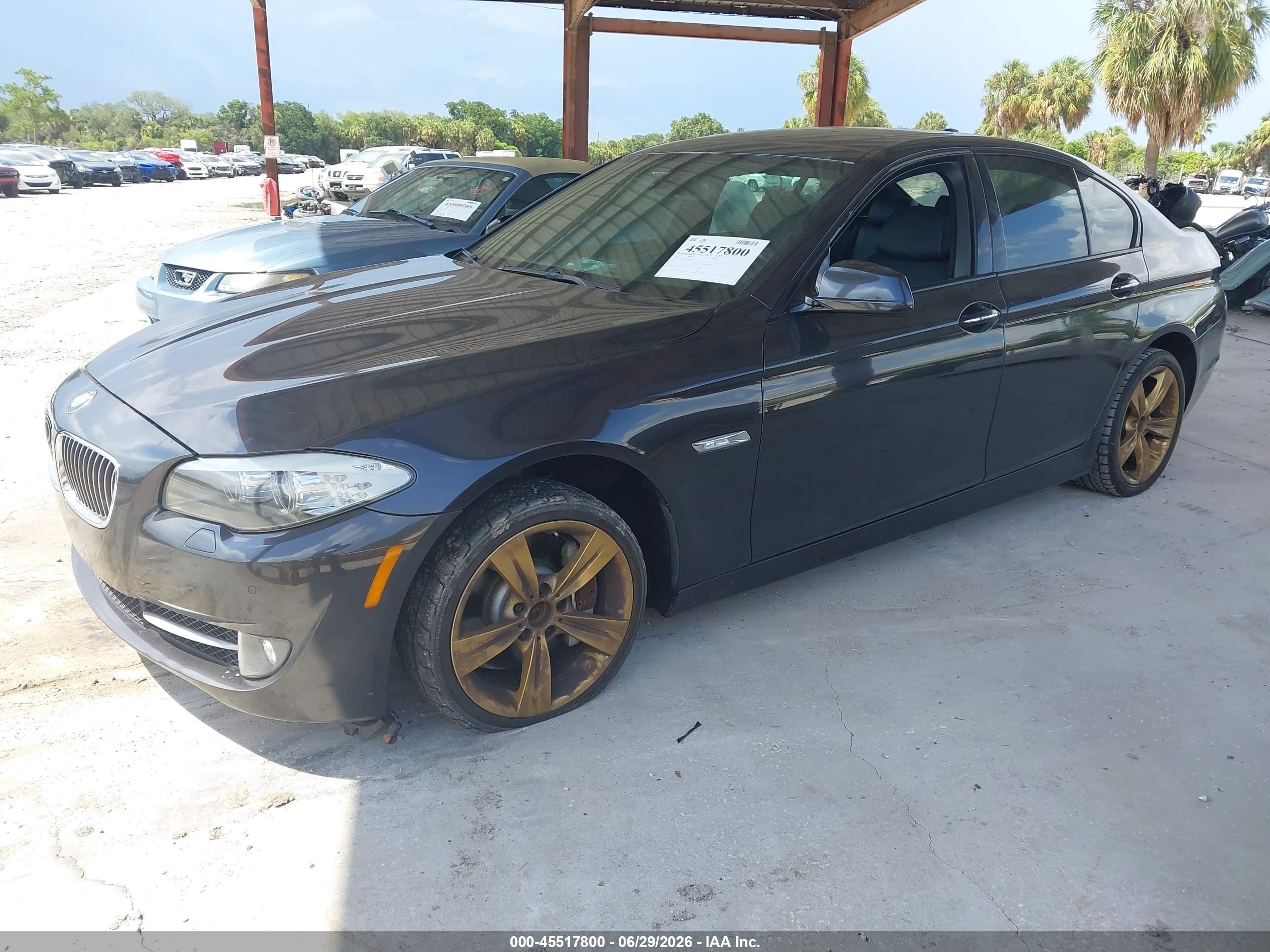 2012 Bmw 535i   Black vin: WBAFR7C57CC810774