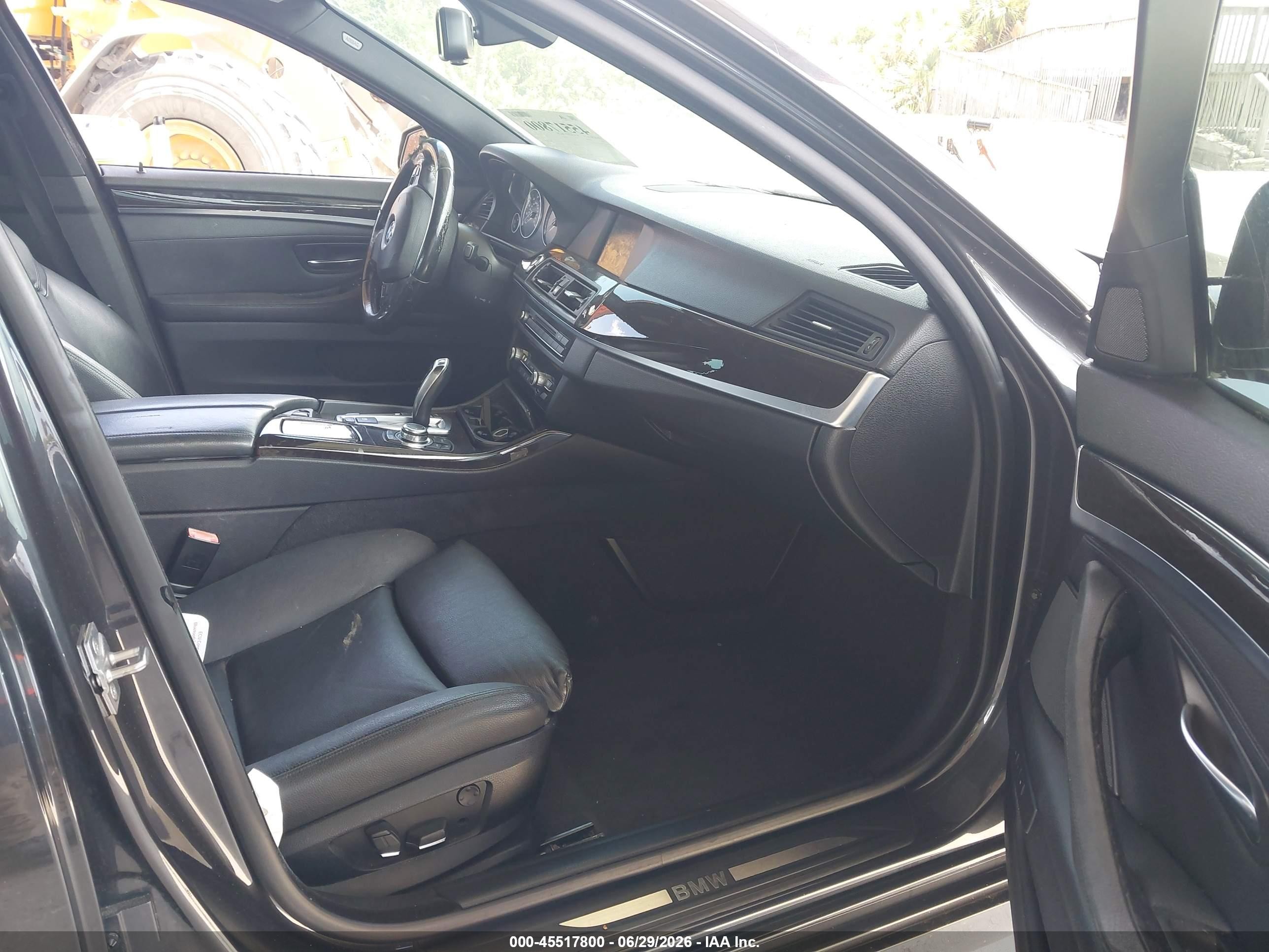 2012 Bmw 535i   Black vin: WBAFR7C57CC810774