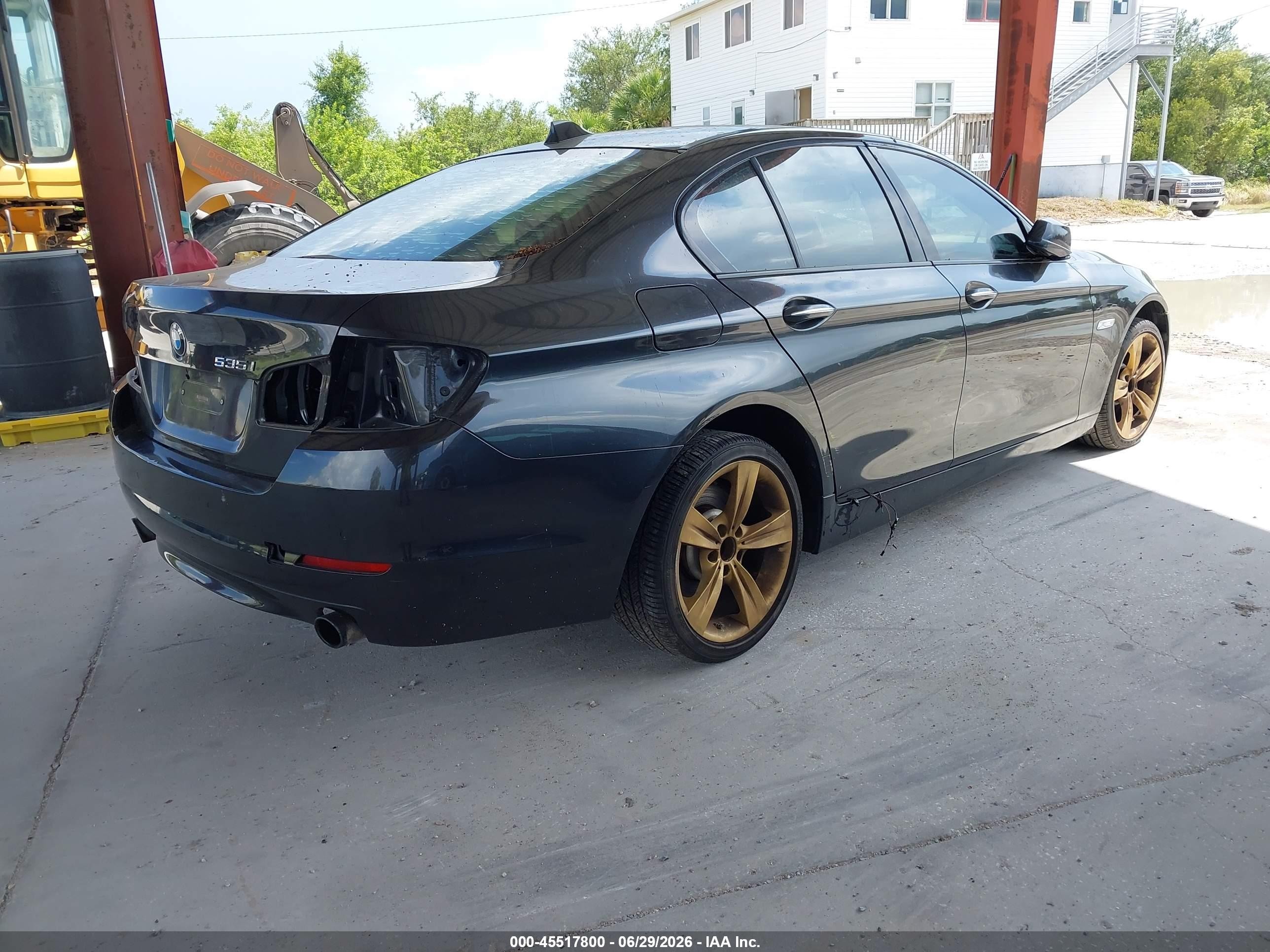 2012 Bmw 535i   Black vin: WBAFR7C57CC810774