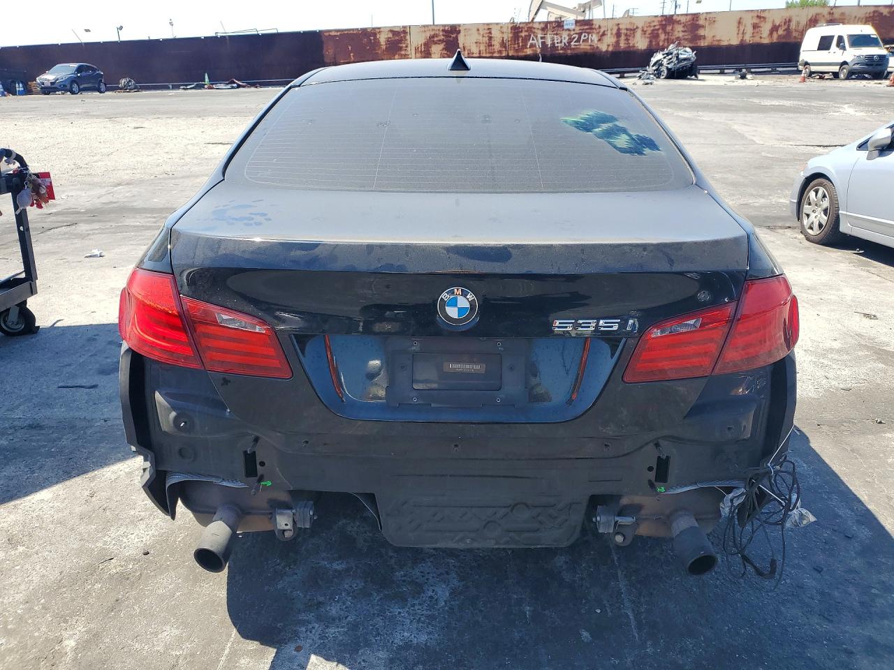 2012 Bmw 535 I Black vin: WBAFR7C57CC811312