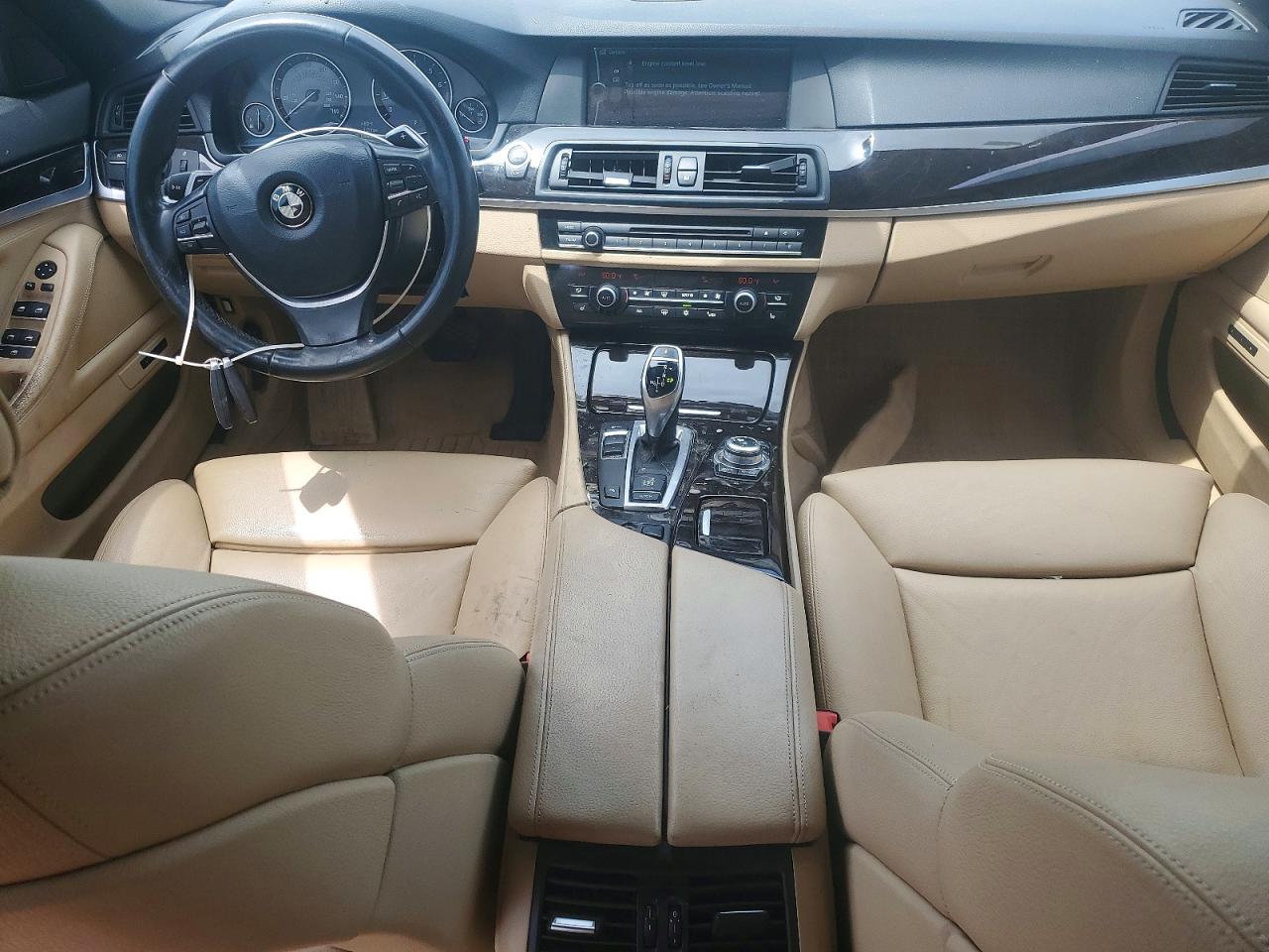 2012 Bmw 535 I White vin: WBAFR7C57CC813139