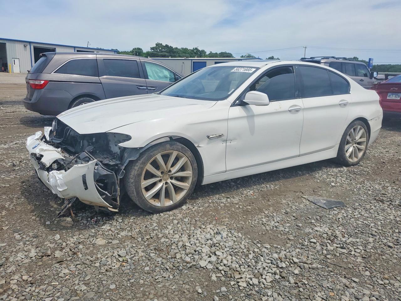 2012 Bmw 535 I White vin: WBAFR7C57CC813139