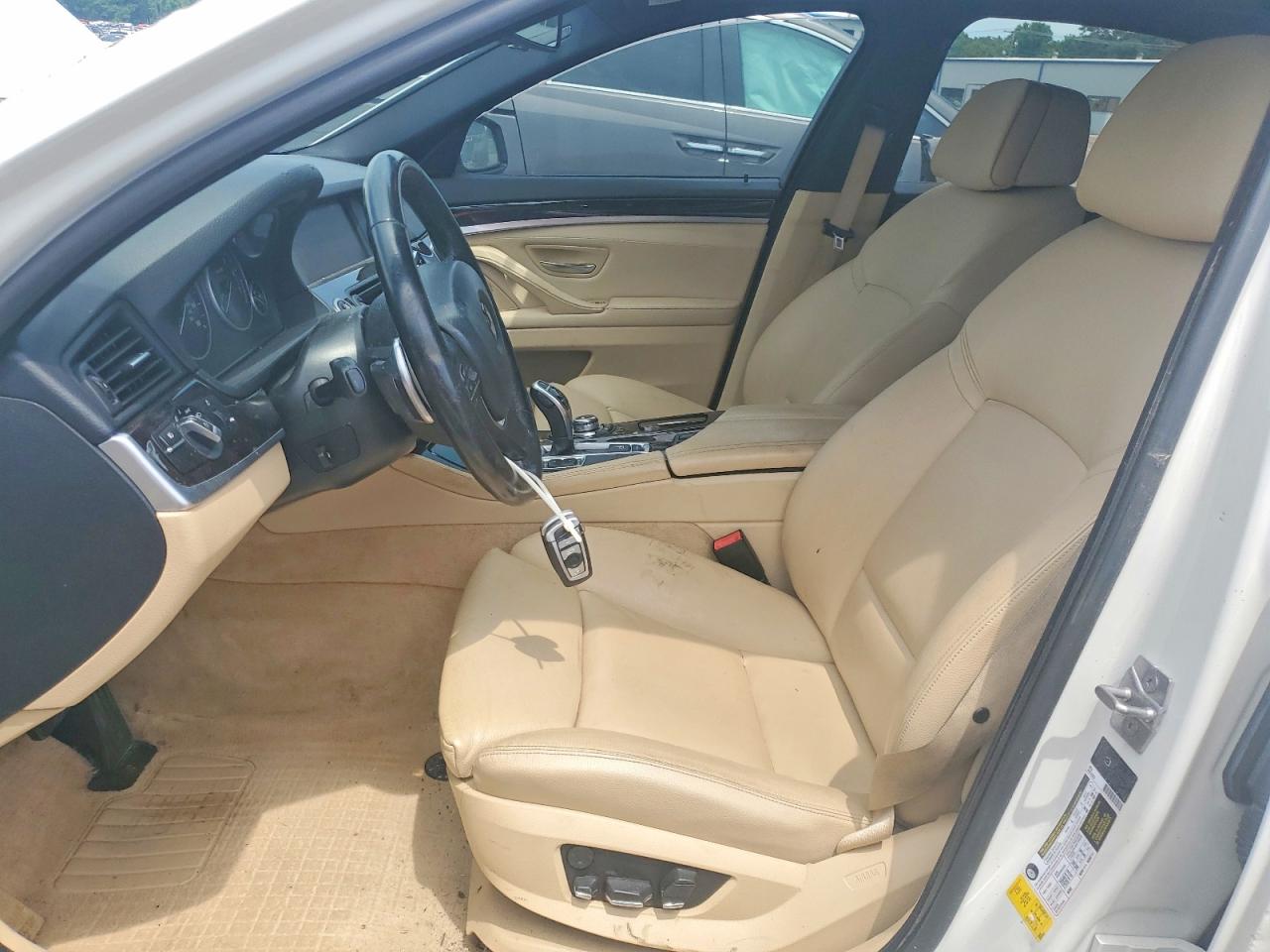 2012 Bmw 535 I White vin: WBAFR7C57CC813139