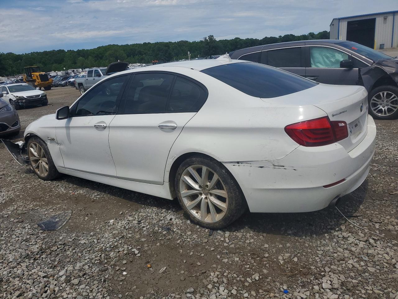 2012 Bmw 535 I White vin: WBAFR7C57CC813139