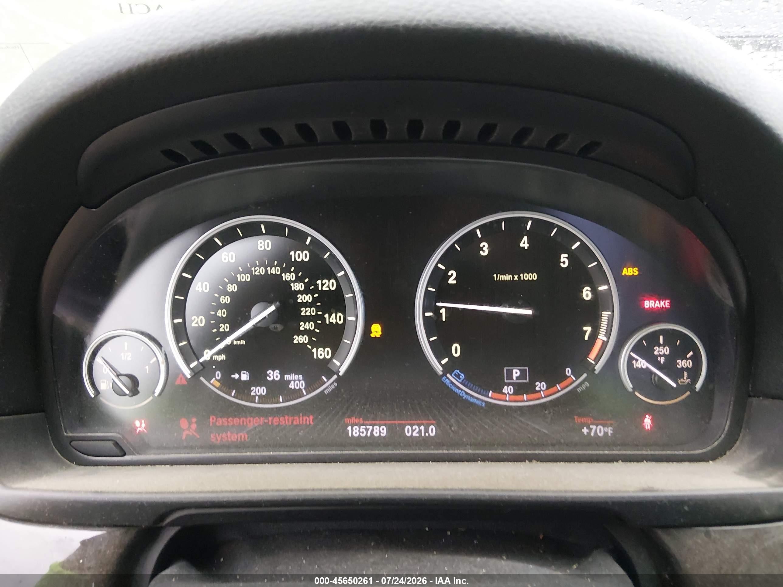 2013 Bmw 535i   Black vin: WBAFR7C57DC818617