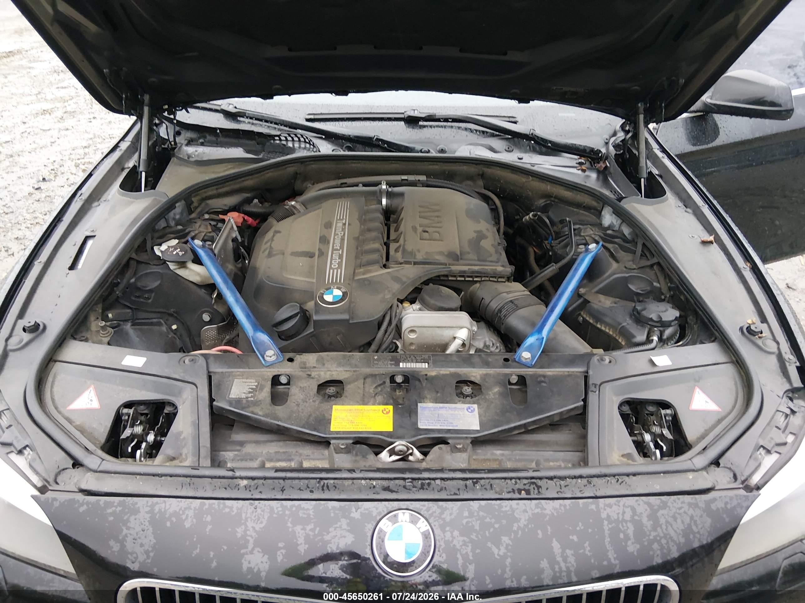 2013 Bmw 535i   Black vin: WBAFR7C57DC818617
