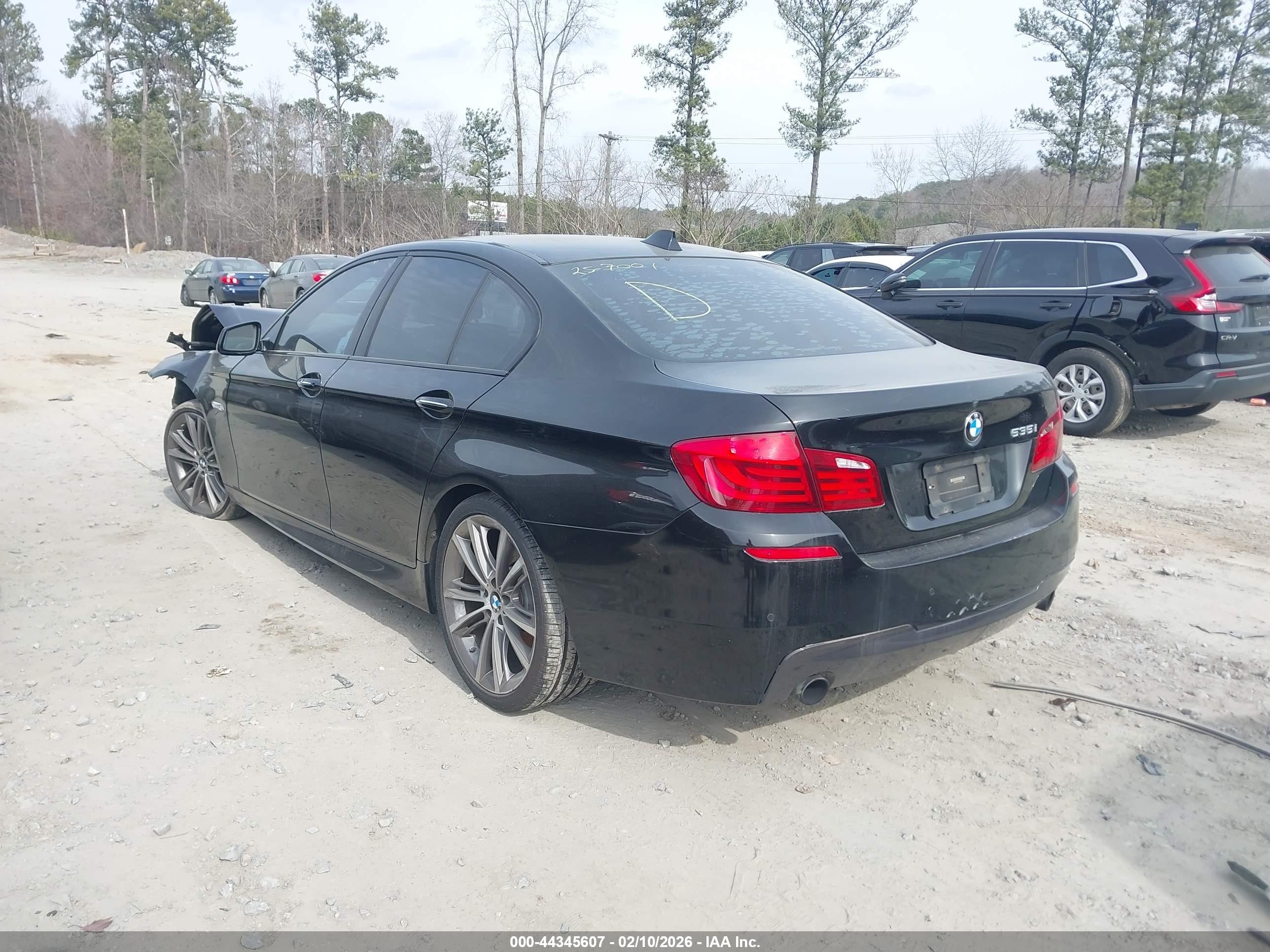 2013 Bmw 535i   Black vin: WBAFR7C57DC822294