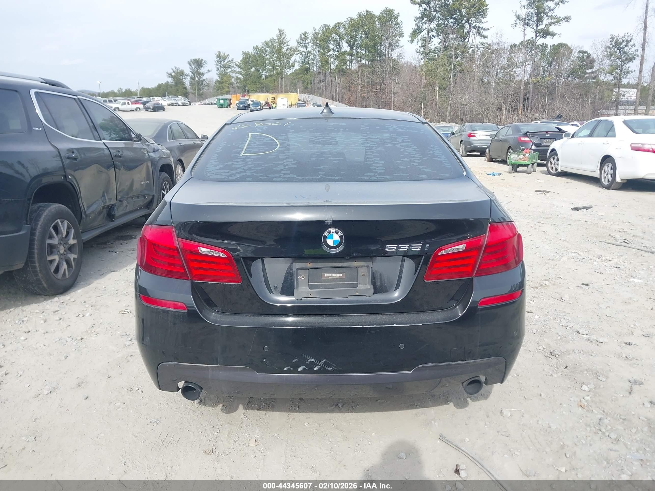 2013 Bmw 535i   Black vin: WBAFR7C57DC822294