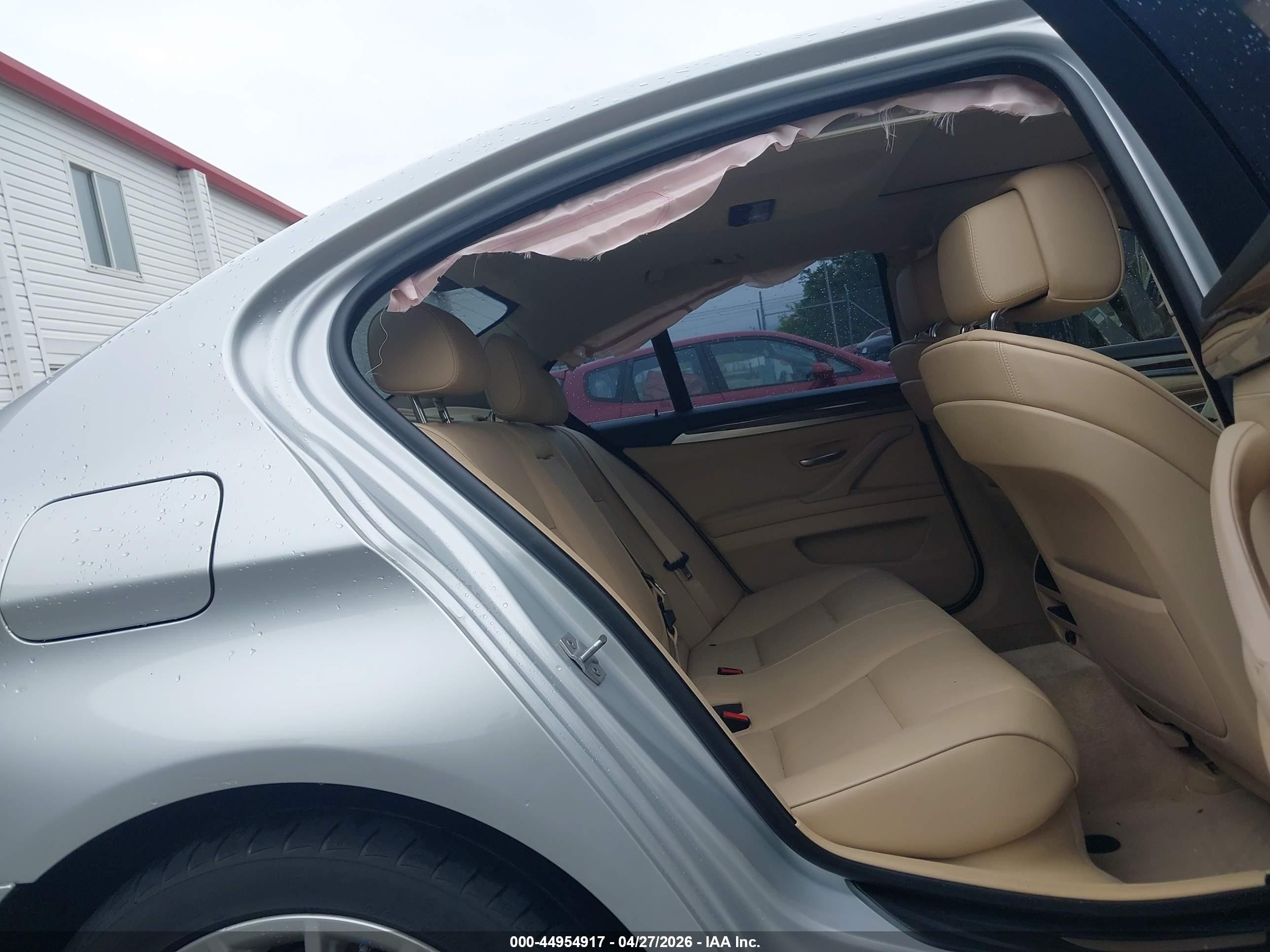 2013 Bmw 535i Silver vin: WBAFR7C57DC823218