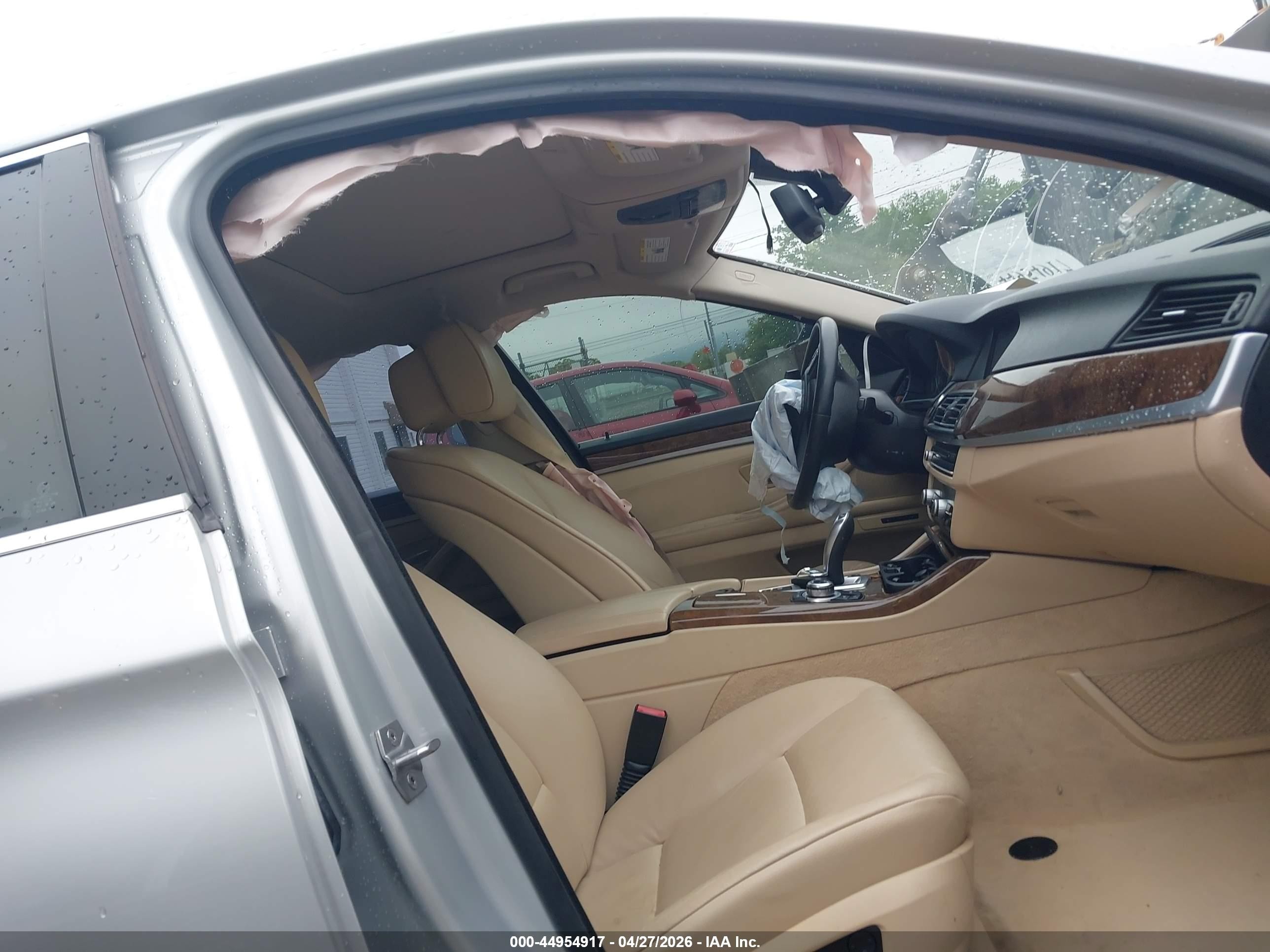 2013 Bmw 535i Silver vin: WBAFR7C57DC823218