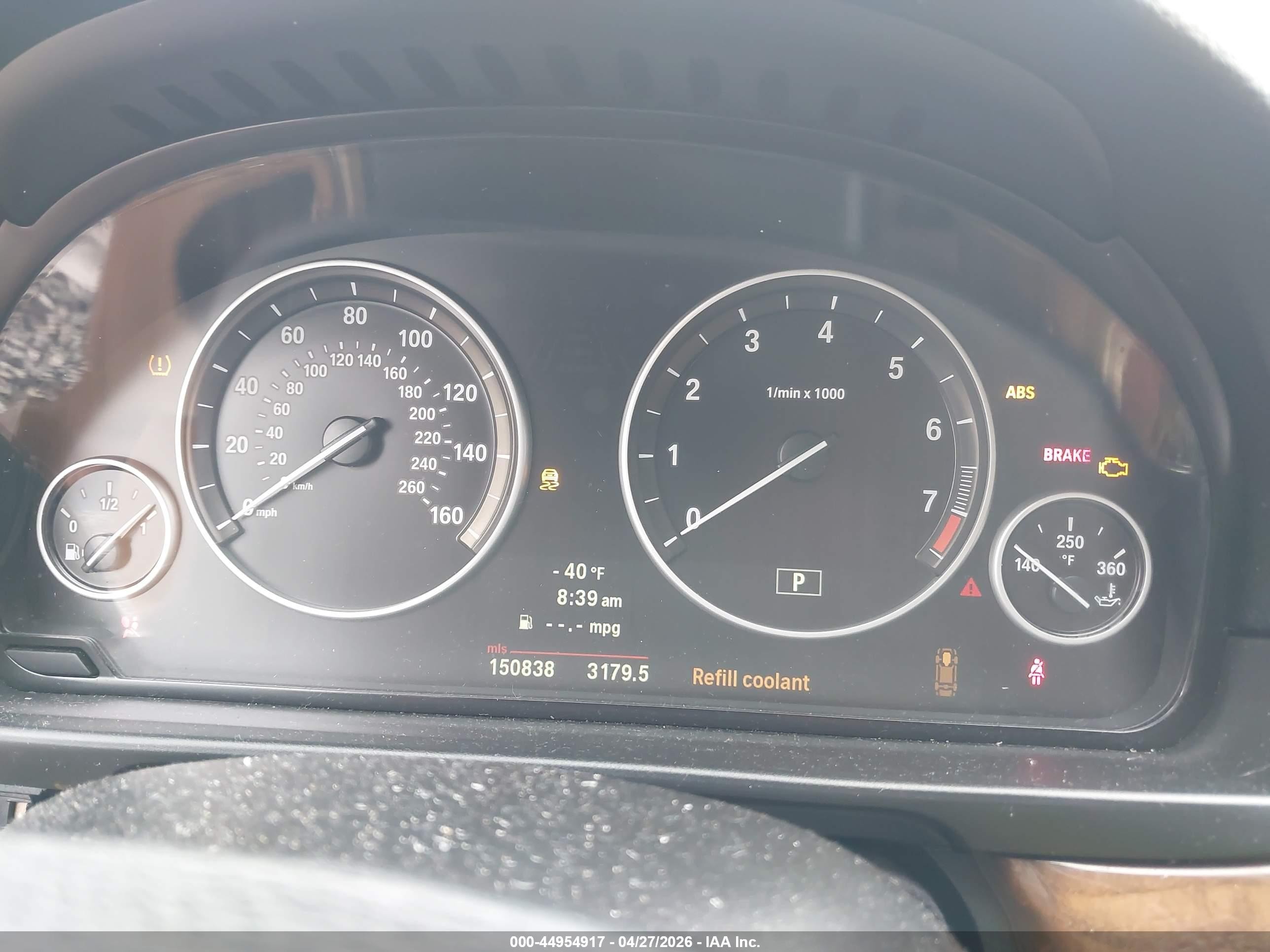 2013 Bmw 535i Silver vin: WBAFR7C57DC823218