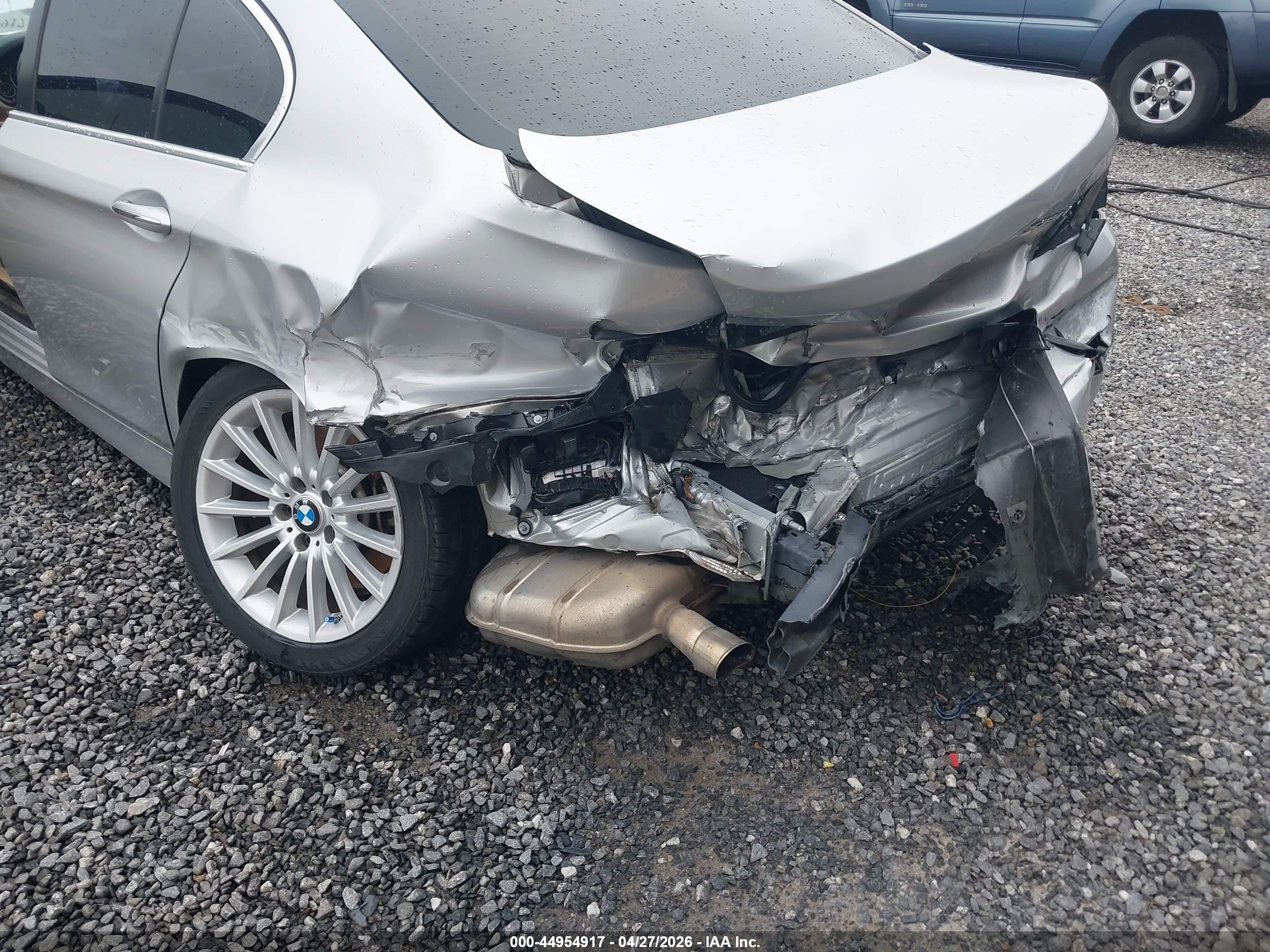 2013 Bmw 535i Silver vin: WBAFR7C57DC823218