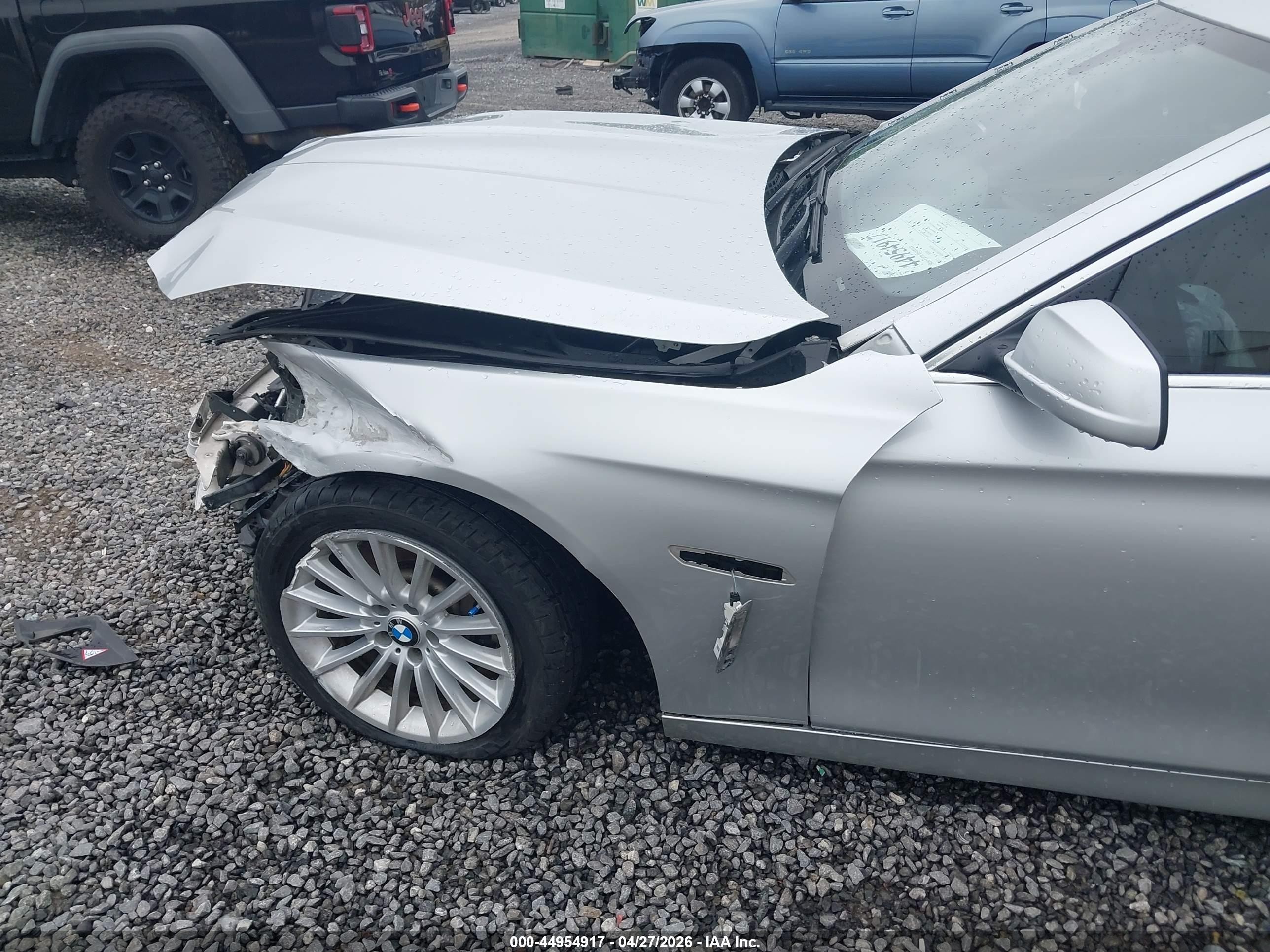 2013 Bmw 535i Silver vin: WBAFR7C57DC823218