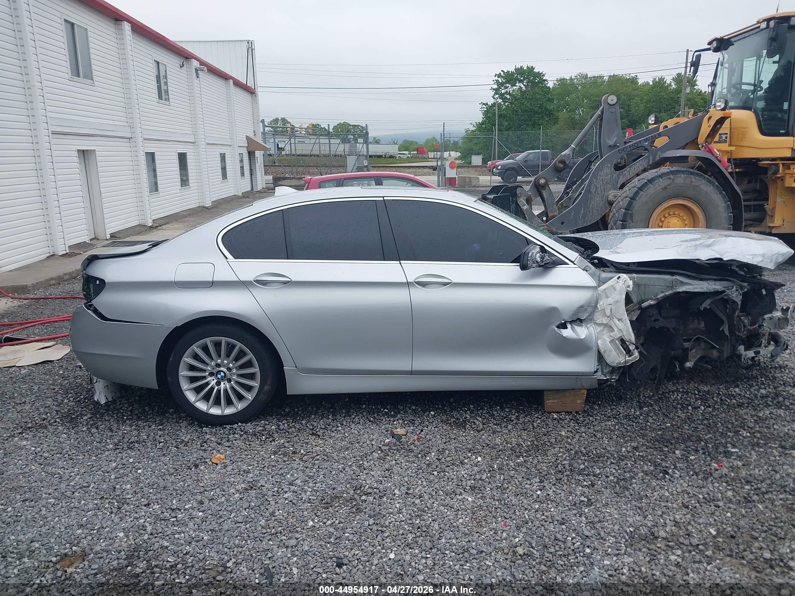 2013 Bmw 535i Silver vin: WBAFR7C57DC823218