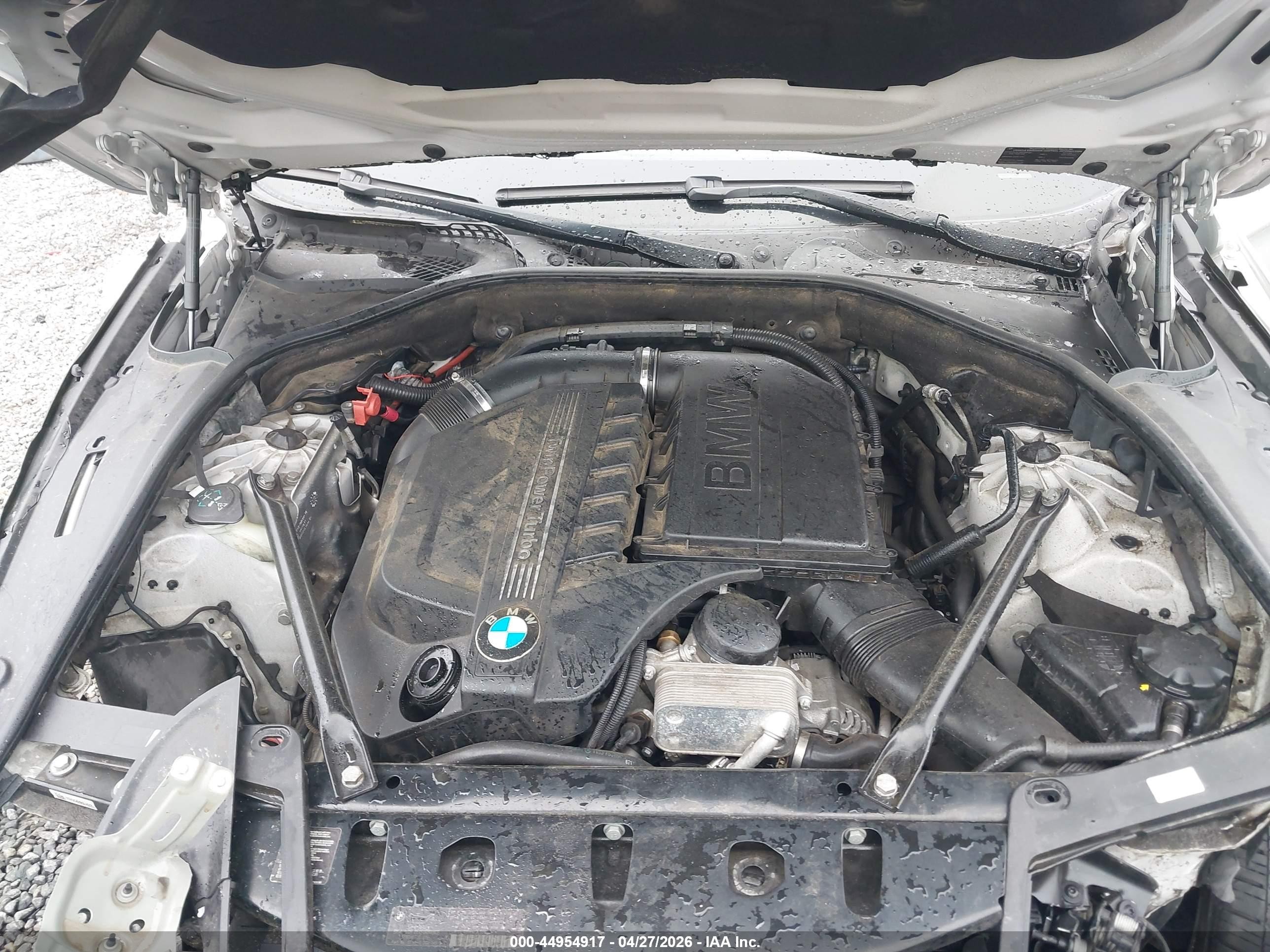 2013 Bmw 535i Silver vin: WBAFR7C57DC823218