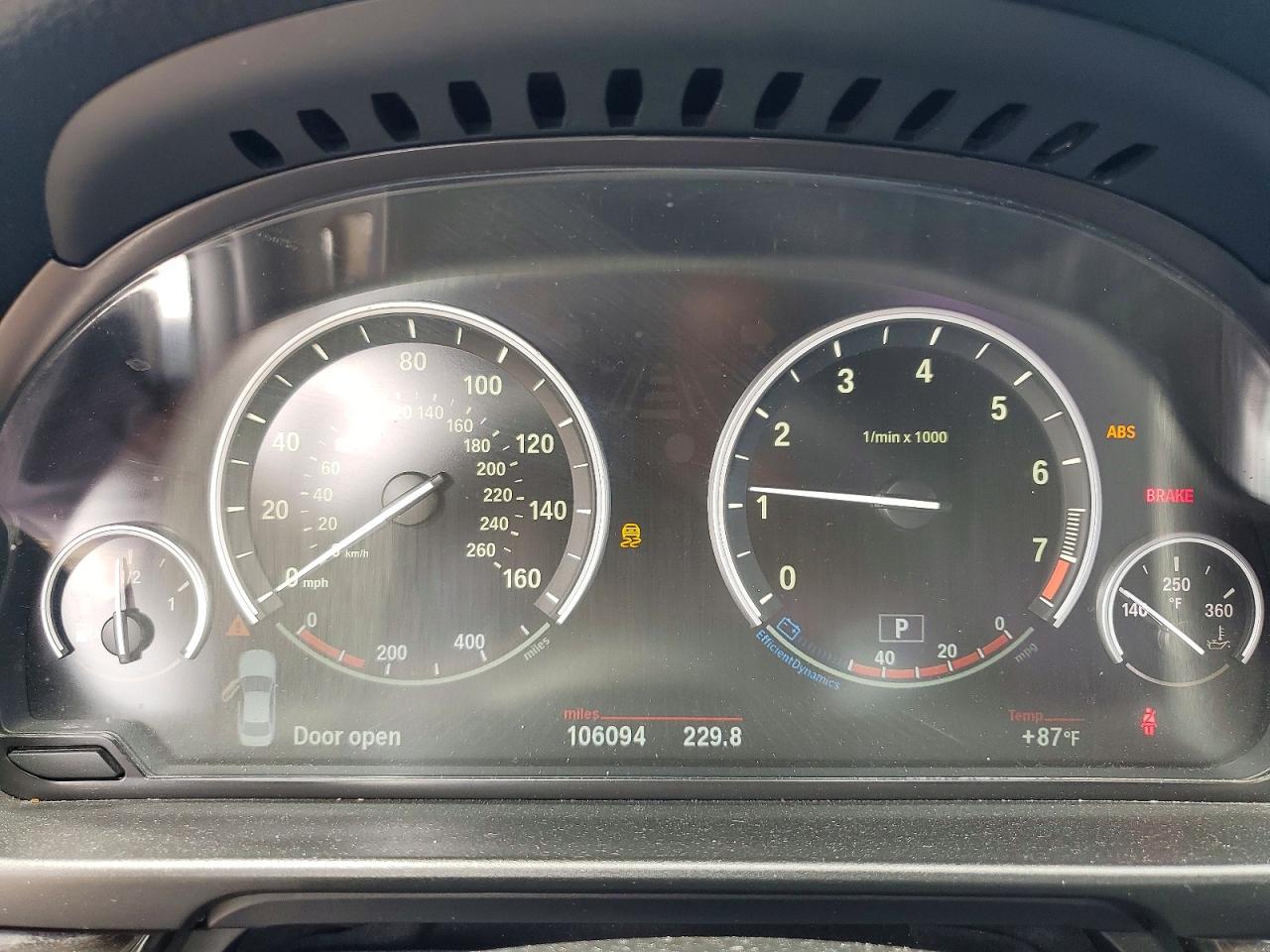 2013 Bmw 535 I Gray vin: WBAFR7C57DC828418