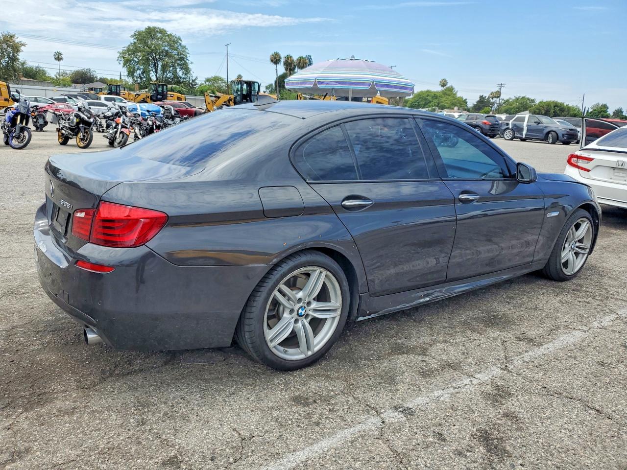 2013 Bmw 535 I Gray vin: WBAFR7C57DC828418