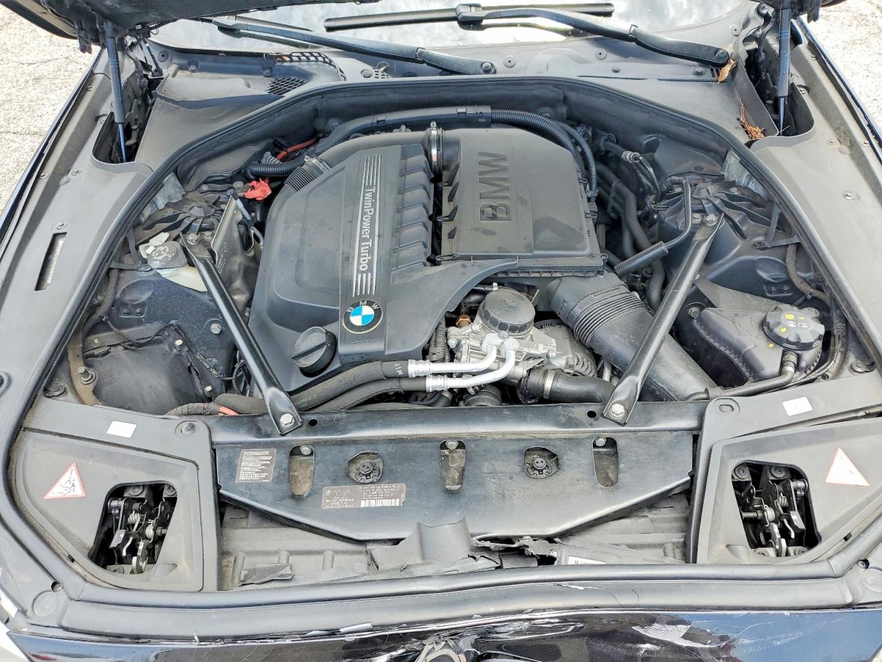 2013 Bmw 535 I Gray vin: WBAFR7C57DC828418