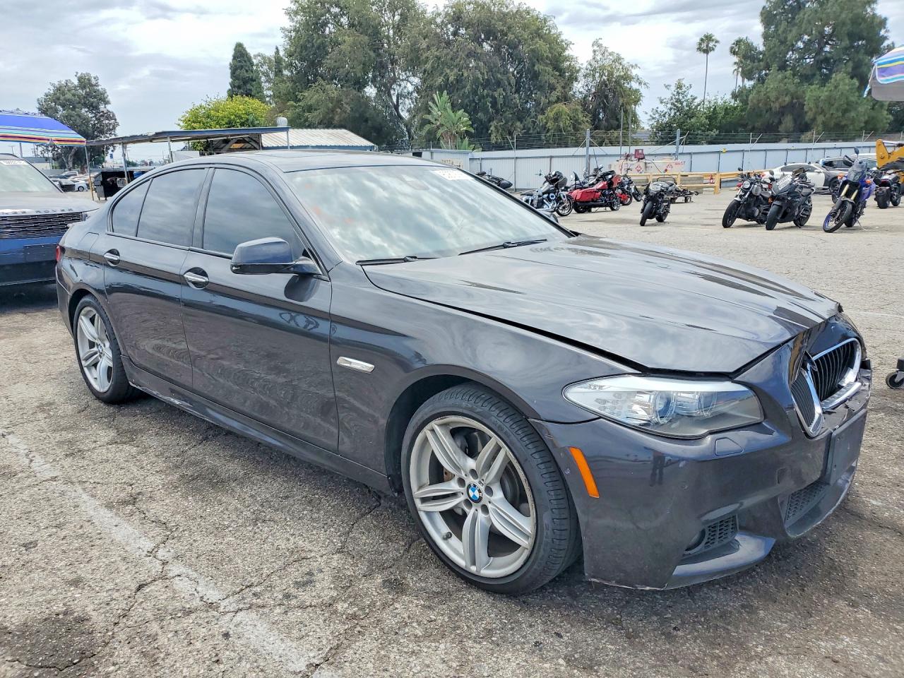 2013 Bmw 535 I Gray vin: WBAFR7C57DC828418