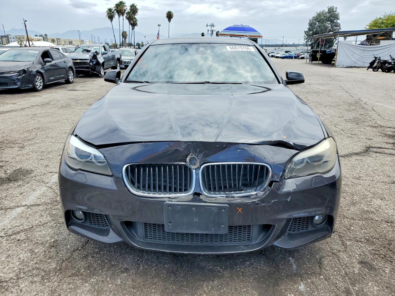 2013 Bmw 535 I Gray vin: WBAFR7C57DC828418