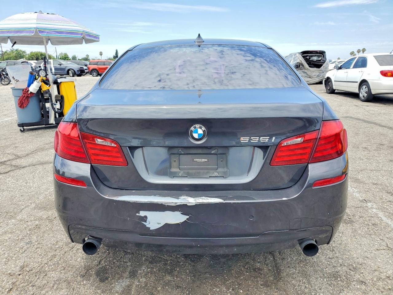 2013 Bmw 535 I Gray vin: WBAFR7C57DC828418