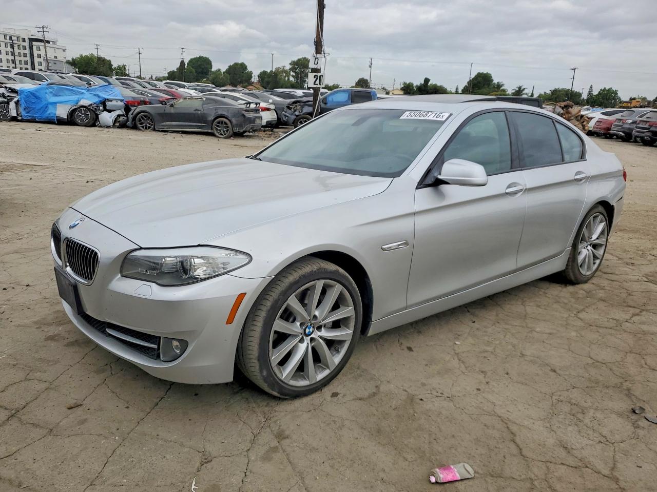 2011 Bmw 535 I Серебряный vin: WBAFR7C58BC608346