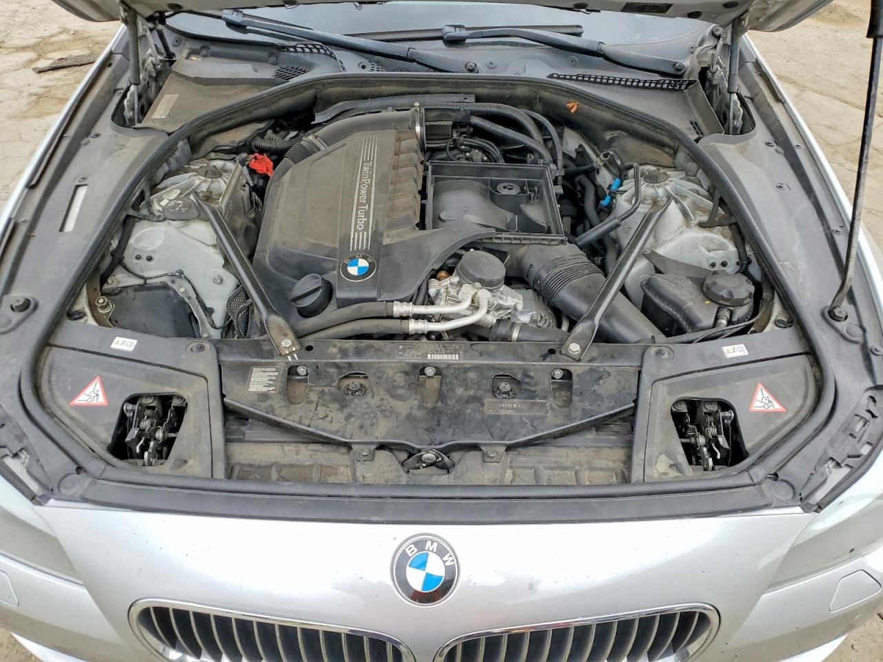 2011 Bmw 535 I Серебряный vin: WBAFR7C58BC608346