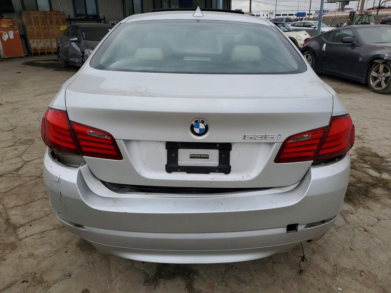 2011 Bmw 535 I Серебряный vin: WBAFR7C58BC608346