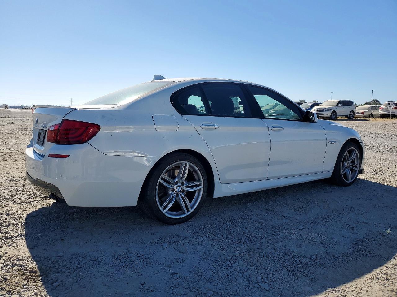 2011 Bmw 535 I White vin: WBAFR7C58BC803928