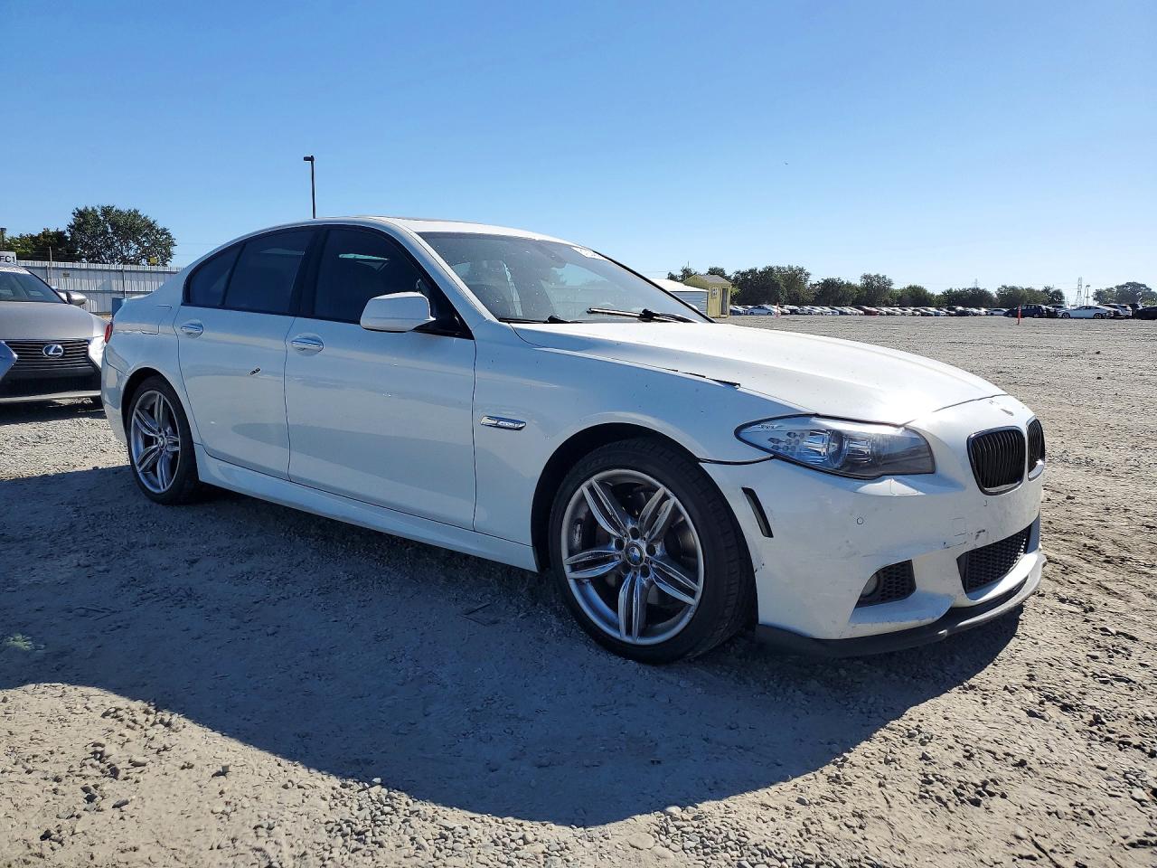 2011 Bmw 535 I White vin: WBAFR7C58BC803928