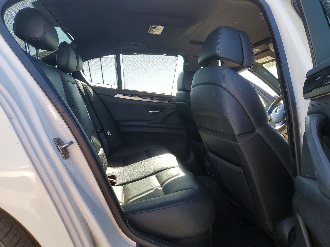 2011 Bmw 535 I White vin: WBAFR7C58BC803928