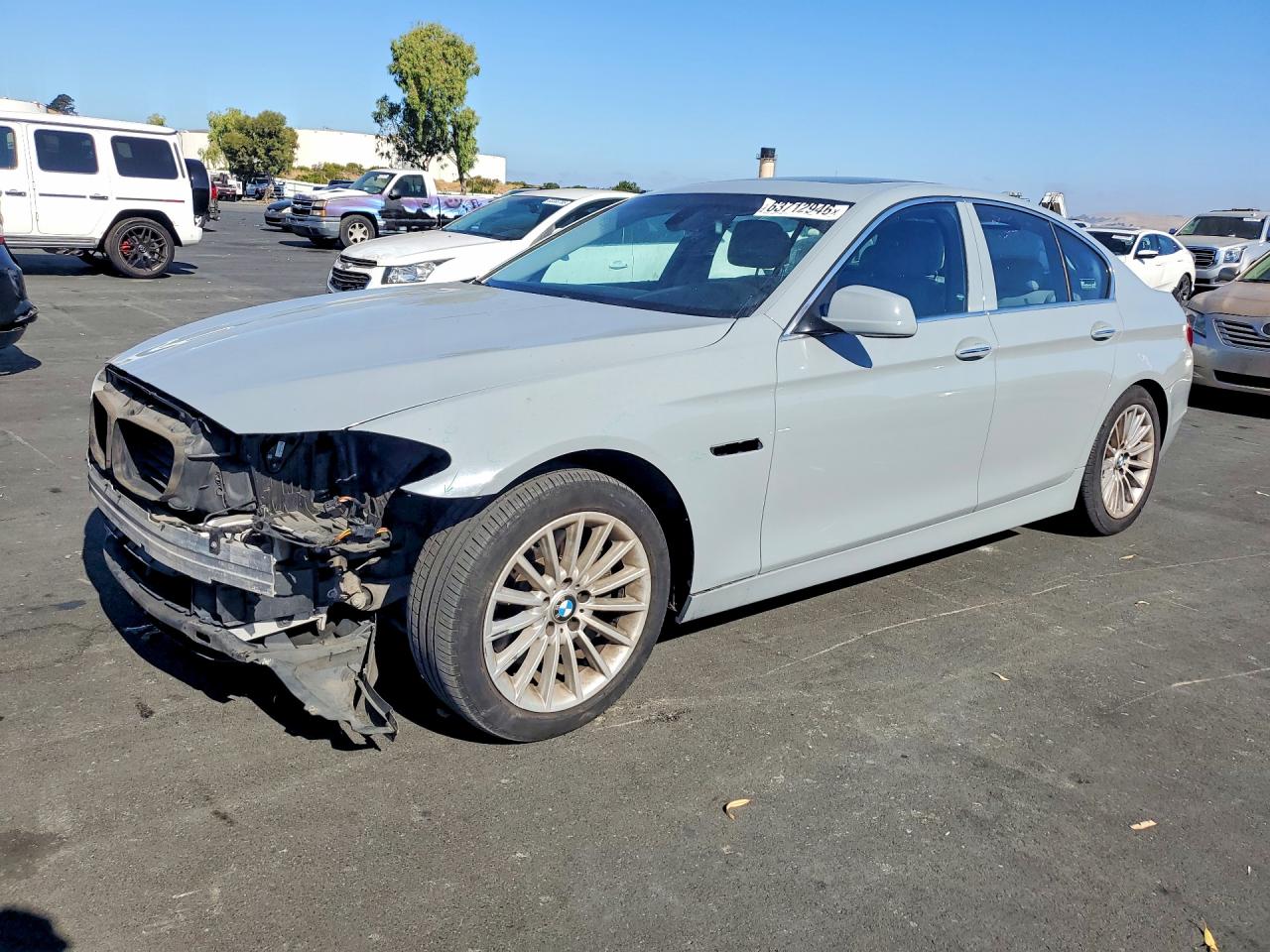 2011 Bmw 535 I Серебряный vin: WBAFR7C58BC805310