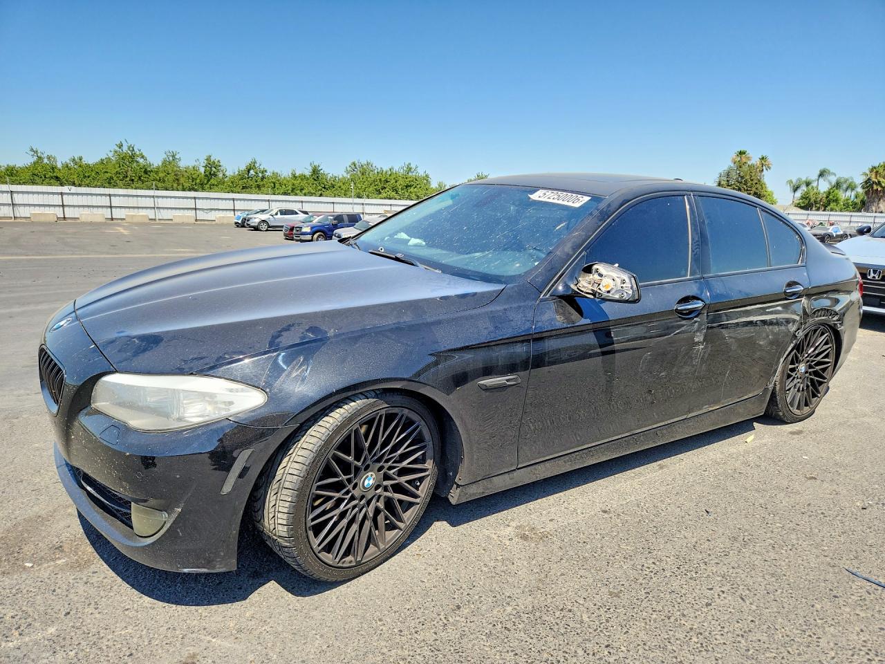 2011 Bmw 535 I Black vin: WBAFR7C58BC807316