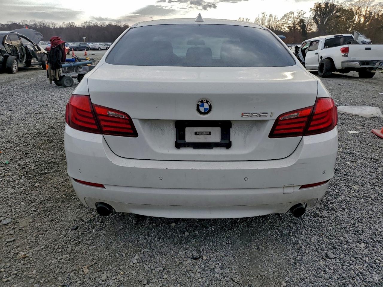 2012 Bmw 535 I White vin: WBAFR7C58CC812646