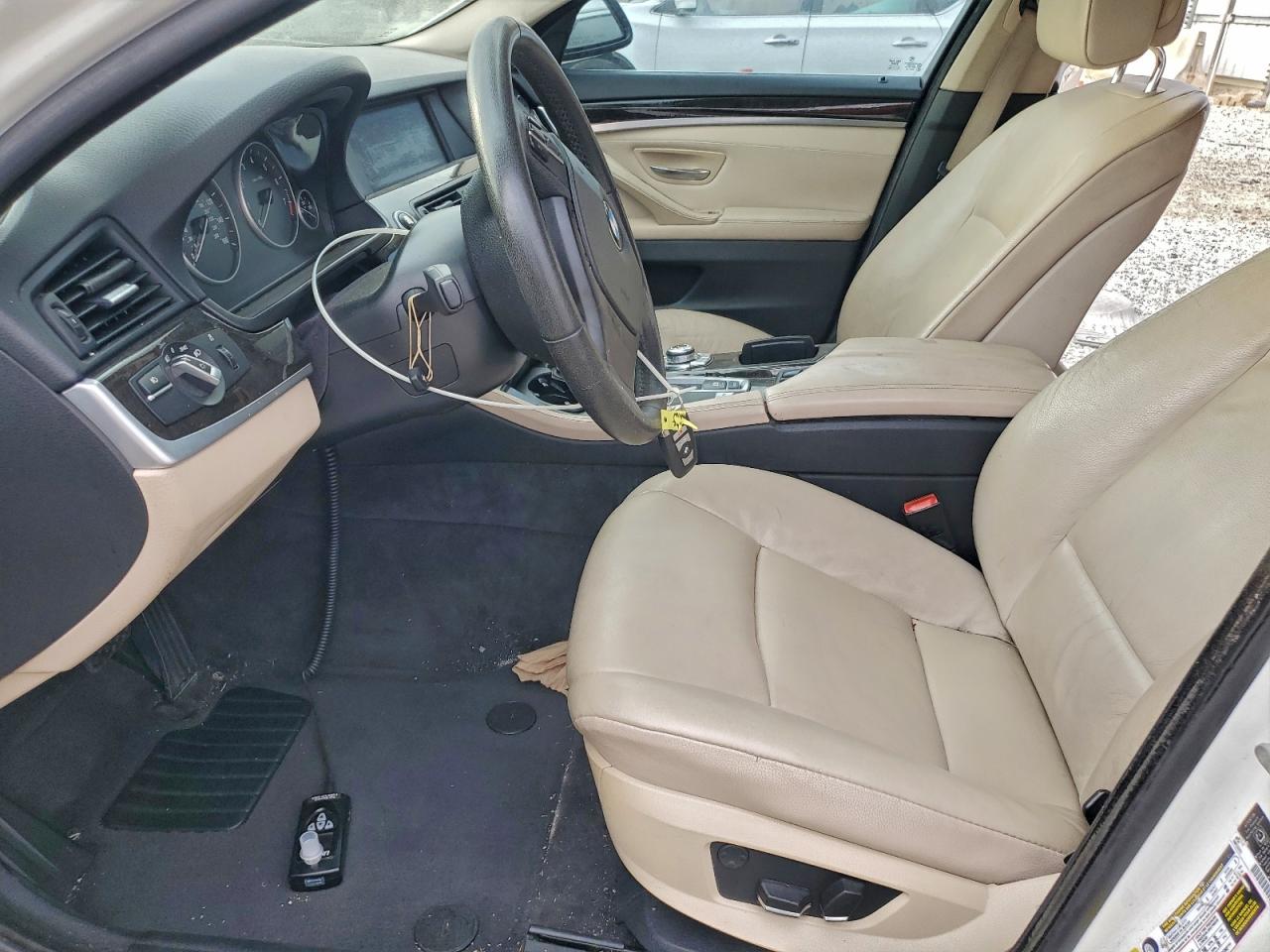 2012 Bmw 535 I White vin: WBAFR7C58CC812646