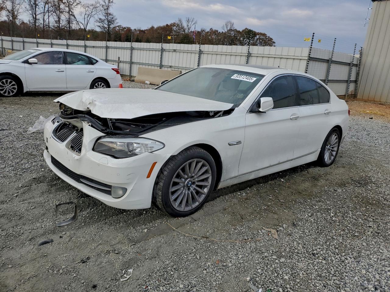 2012 Bmw 535 I White vin: WBAFR7C58CC812646